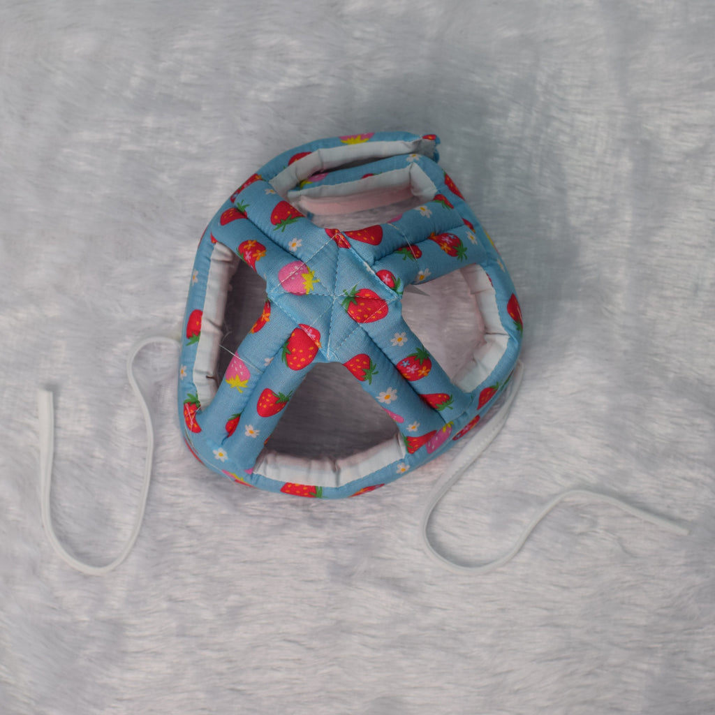 Baby Safety Helmet – Head Protector (Strawberry Print) | Nushio