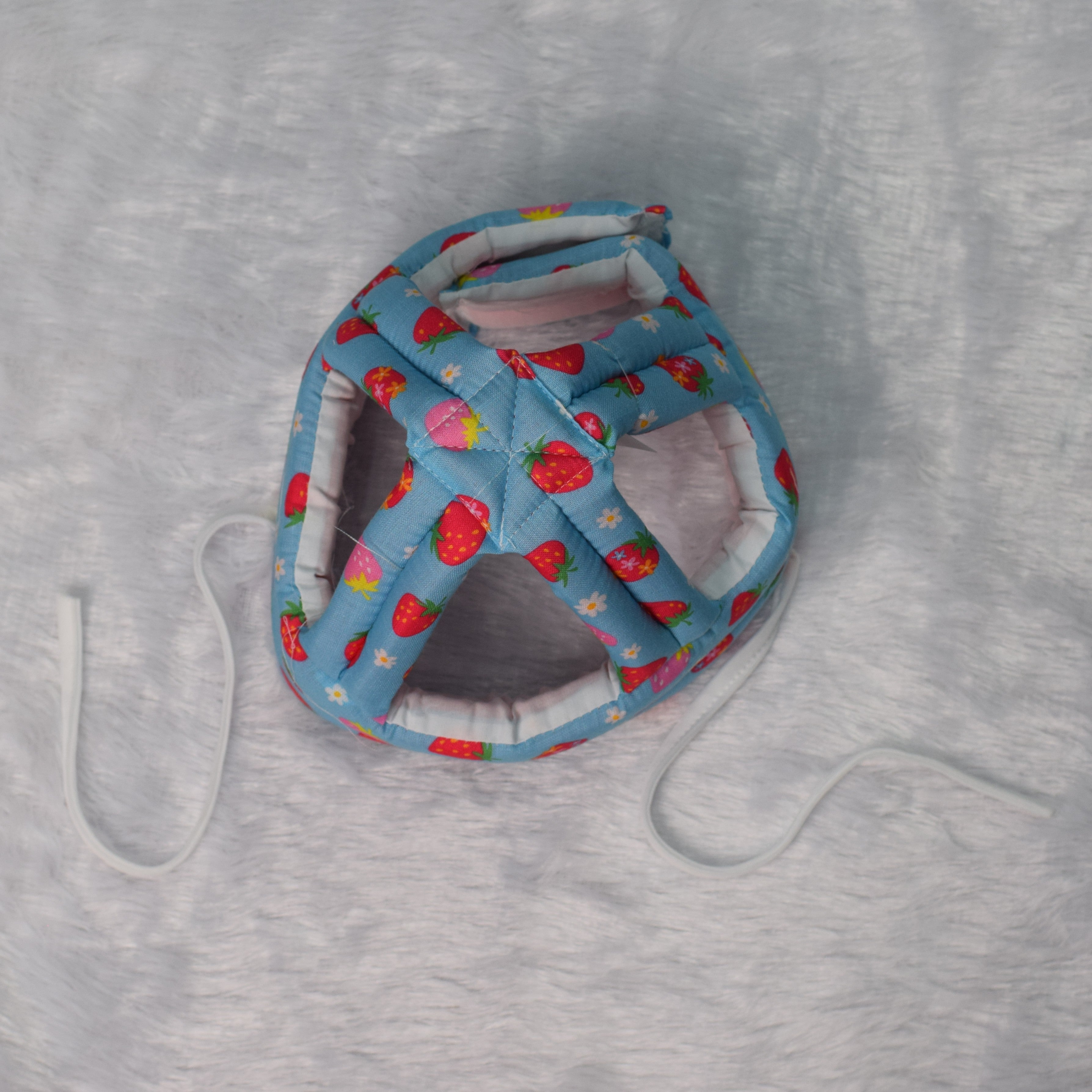 Baby Safety Helmet – Head Protector (Strawberry Print) | Nushio