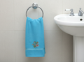 Sky Blue Turkish Embroidered Hand Towel