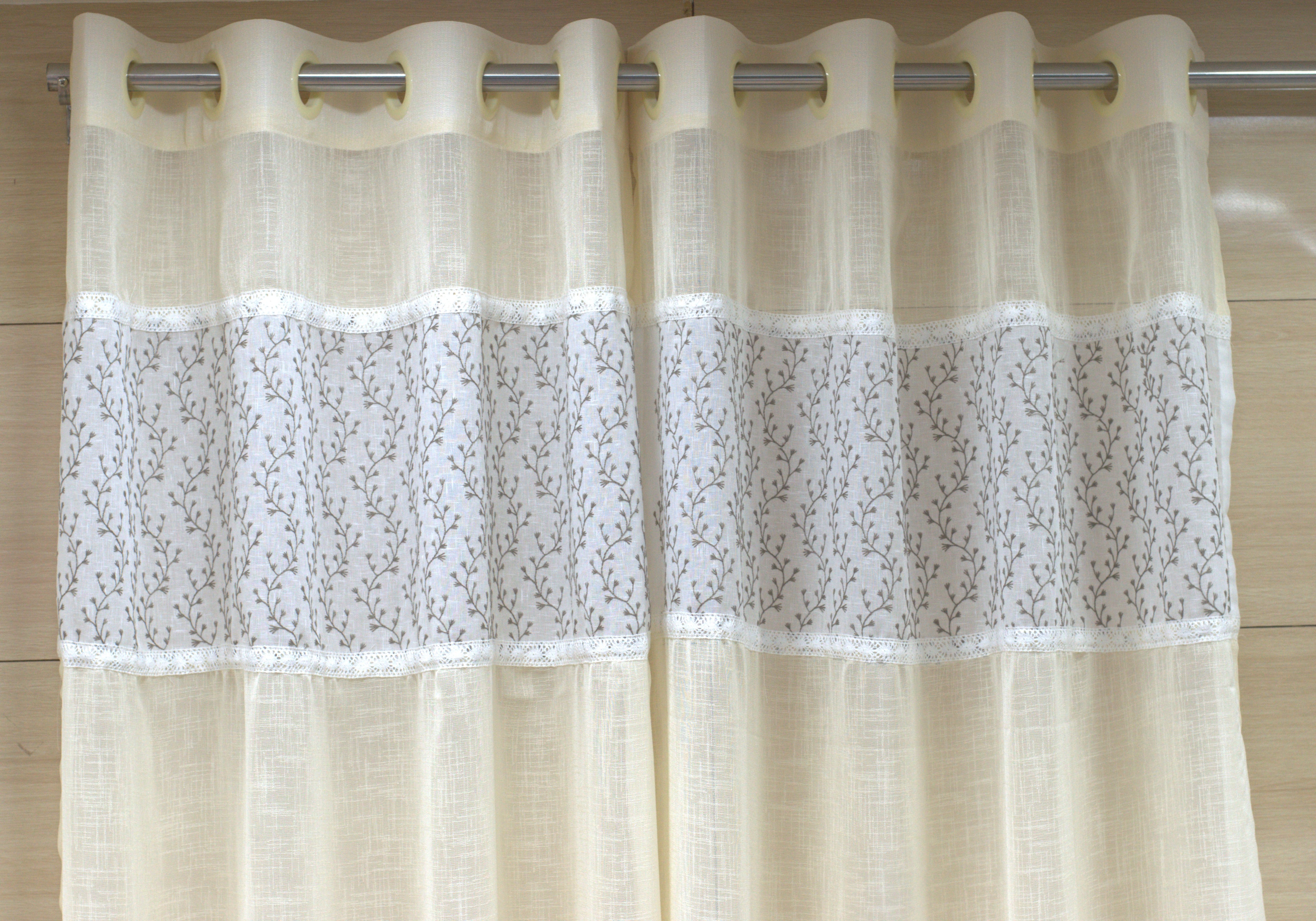 Semi Linen Door Curtain 4×7 ft