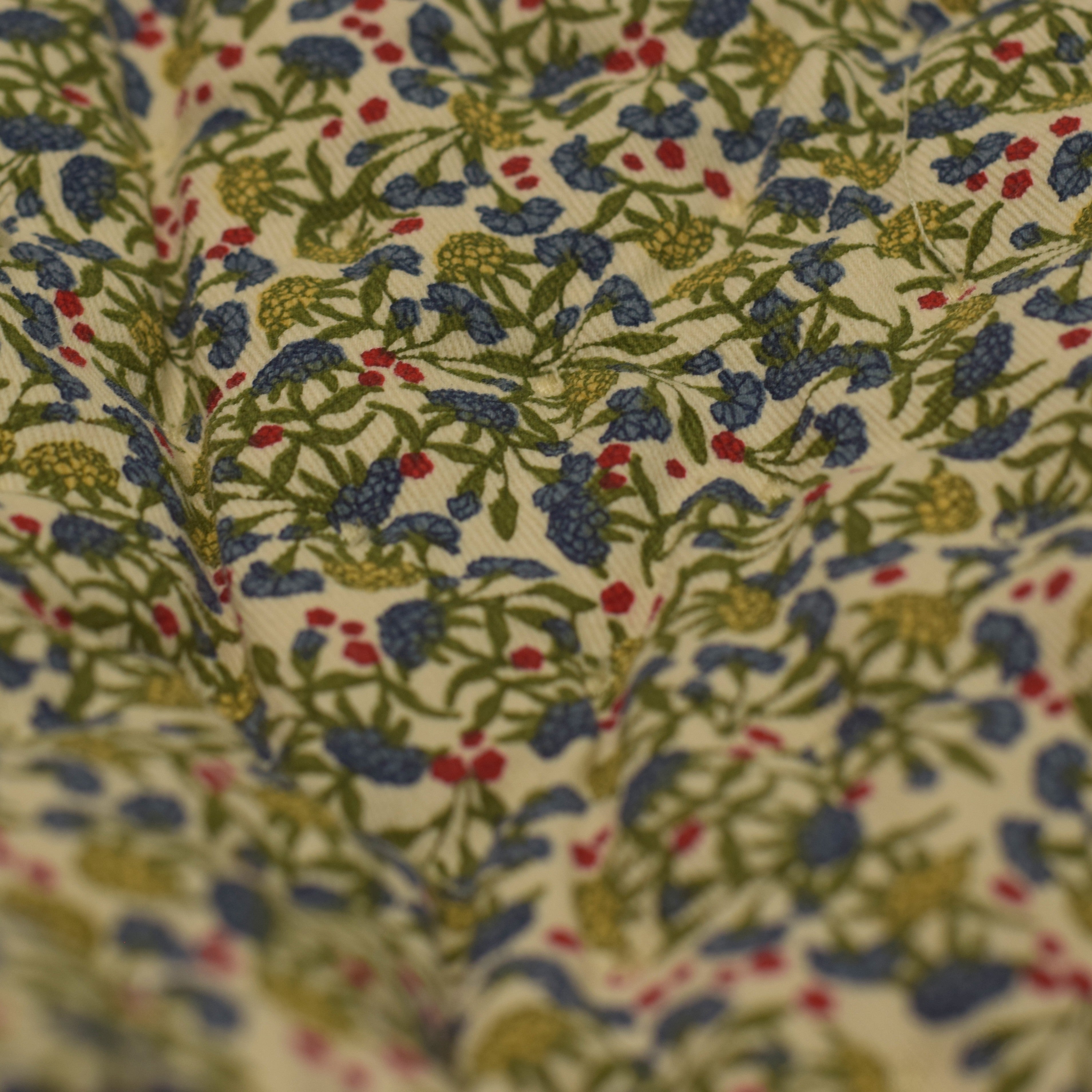 Handmade Quilted Fabric Storage Basket - View 2 - Nushio