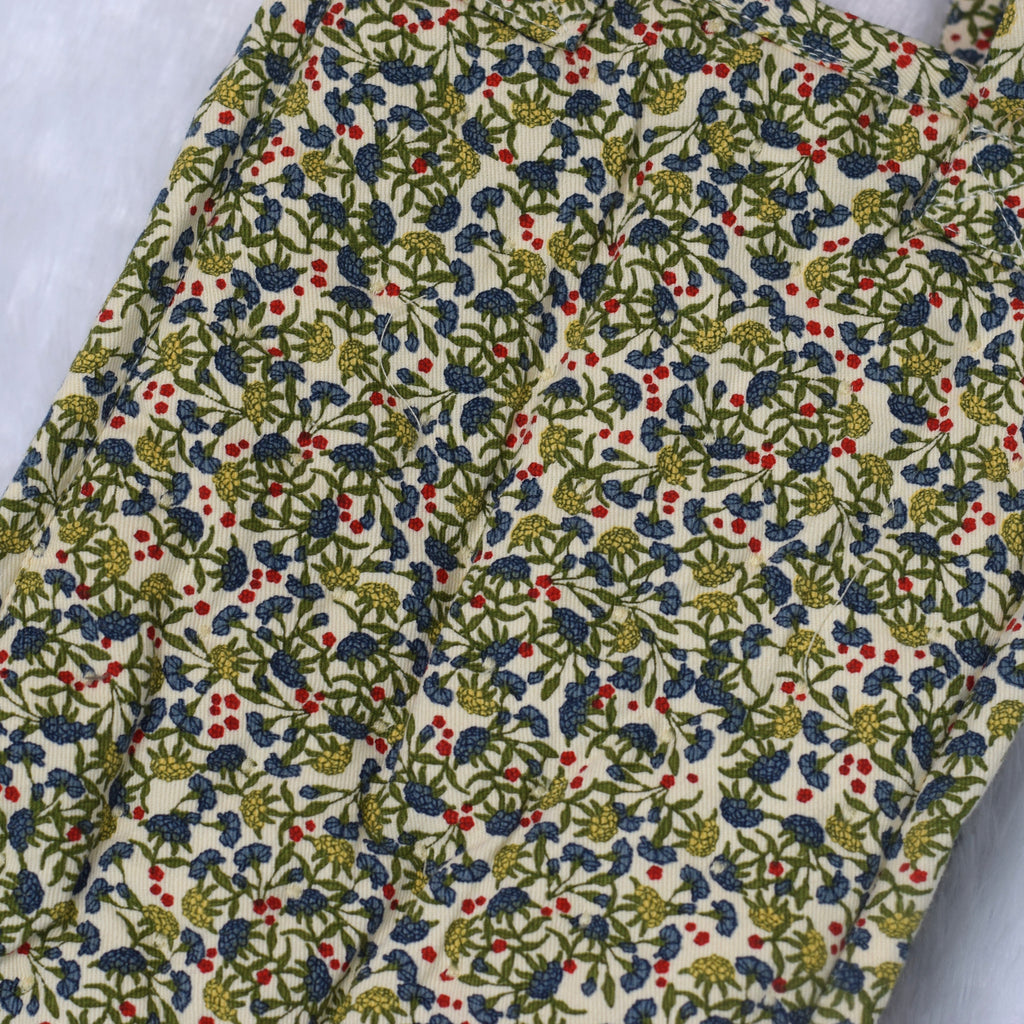 Handmade Quilted Fabric Storage Basket