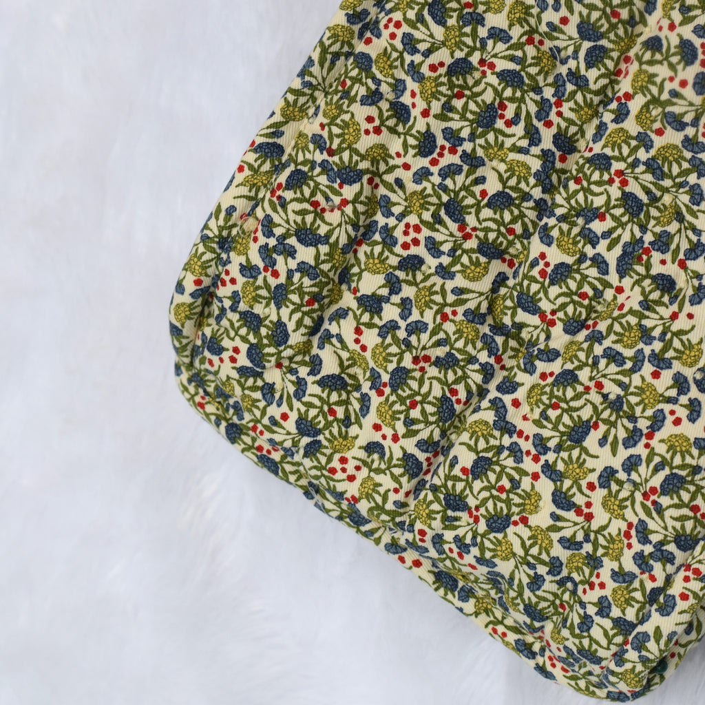 Handmade Quilted Fabric Storage Basket