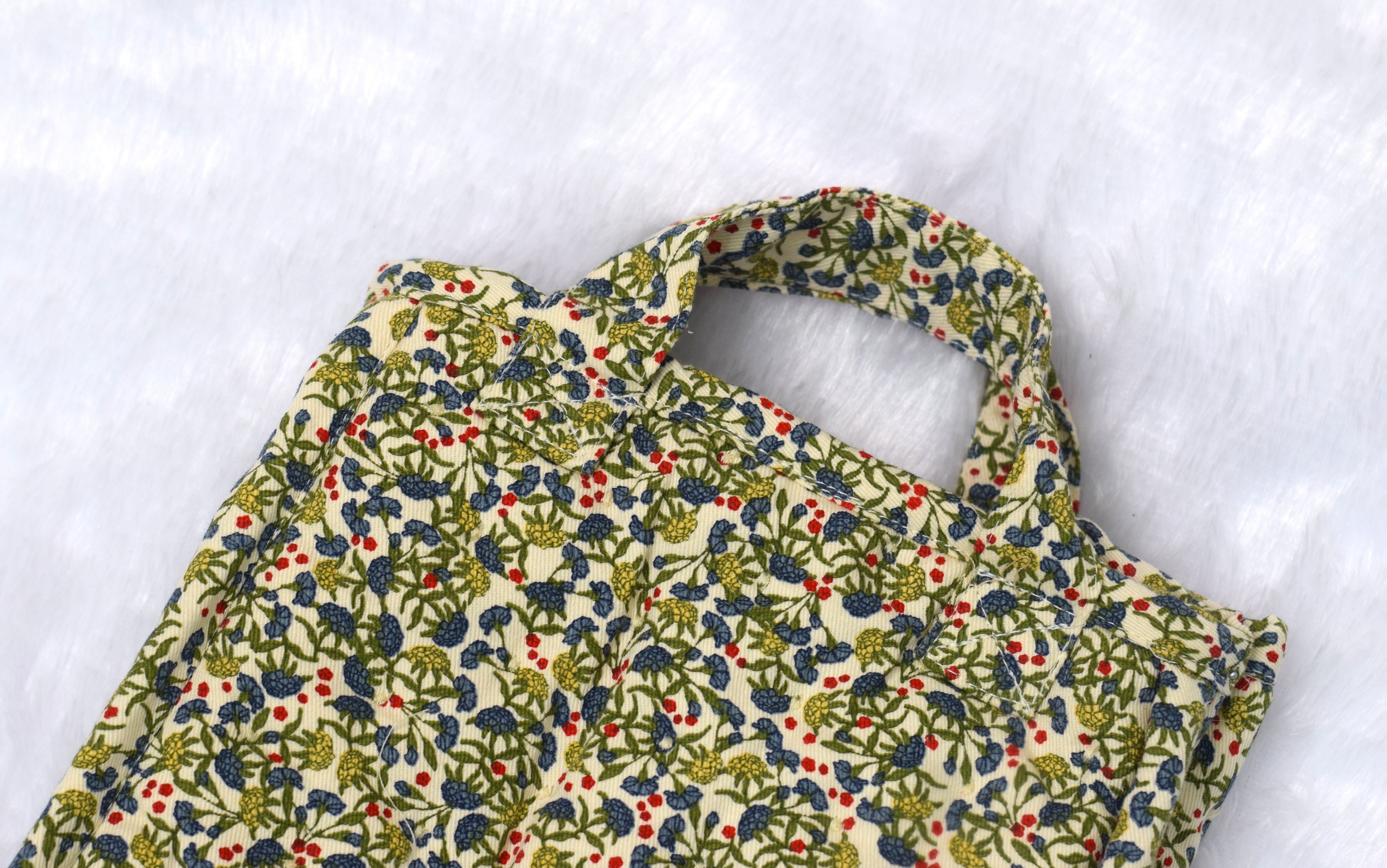 Handmade Quilted Fabric Storage Basket