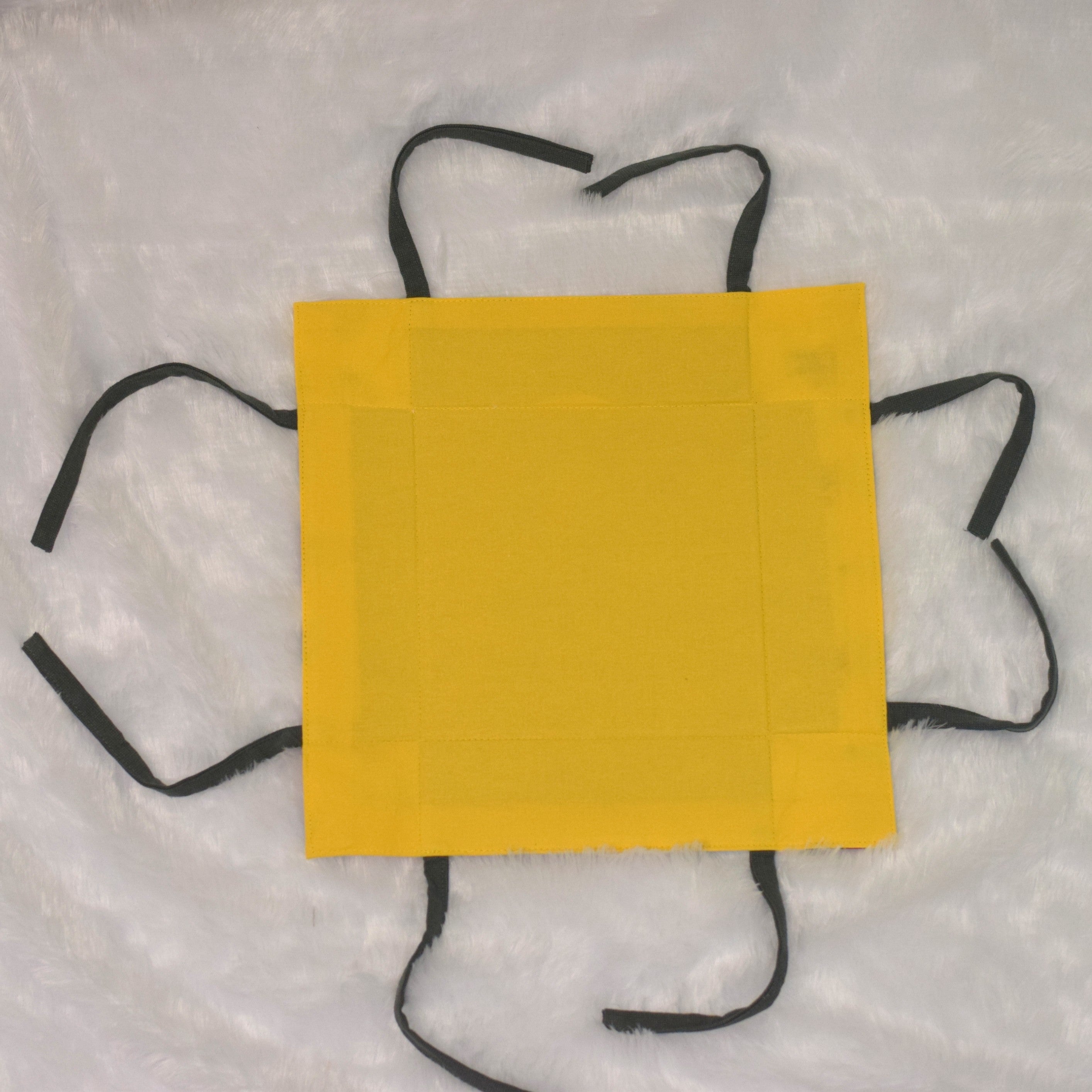 Christmas Print Fabric Bread Basket 8x8 Inch