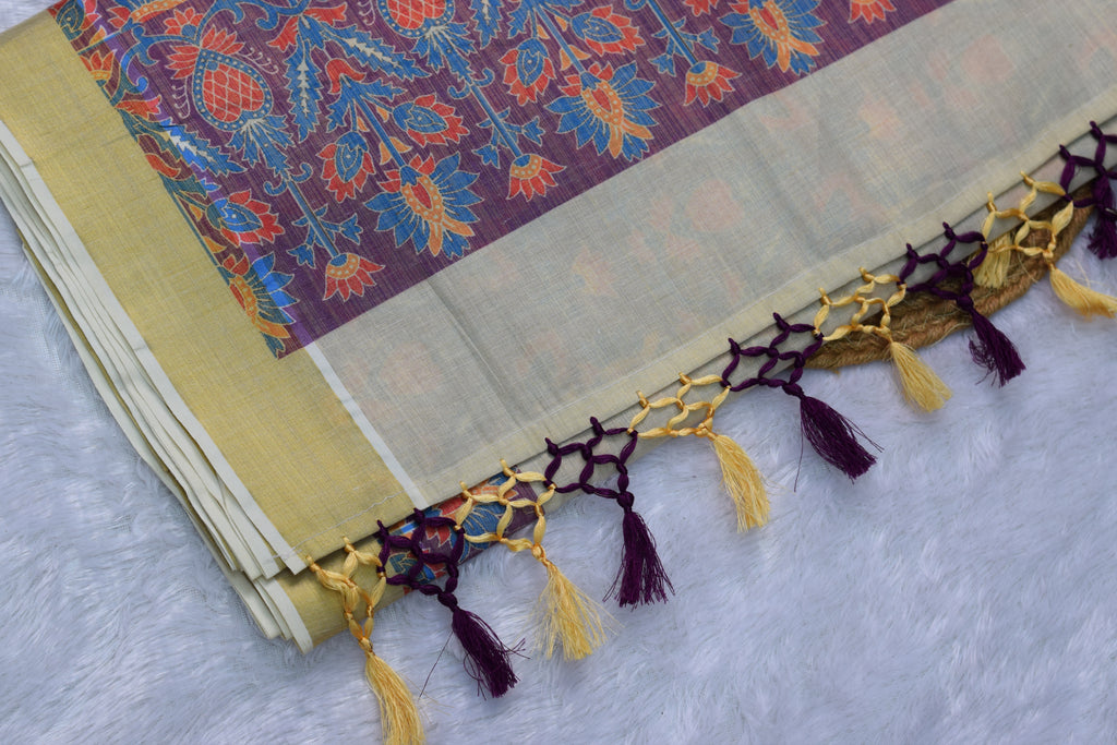 Kalamkari Elegance Saree Set