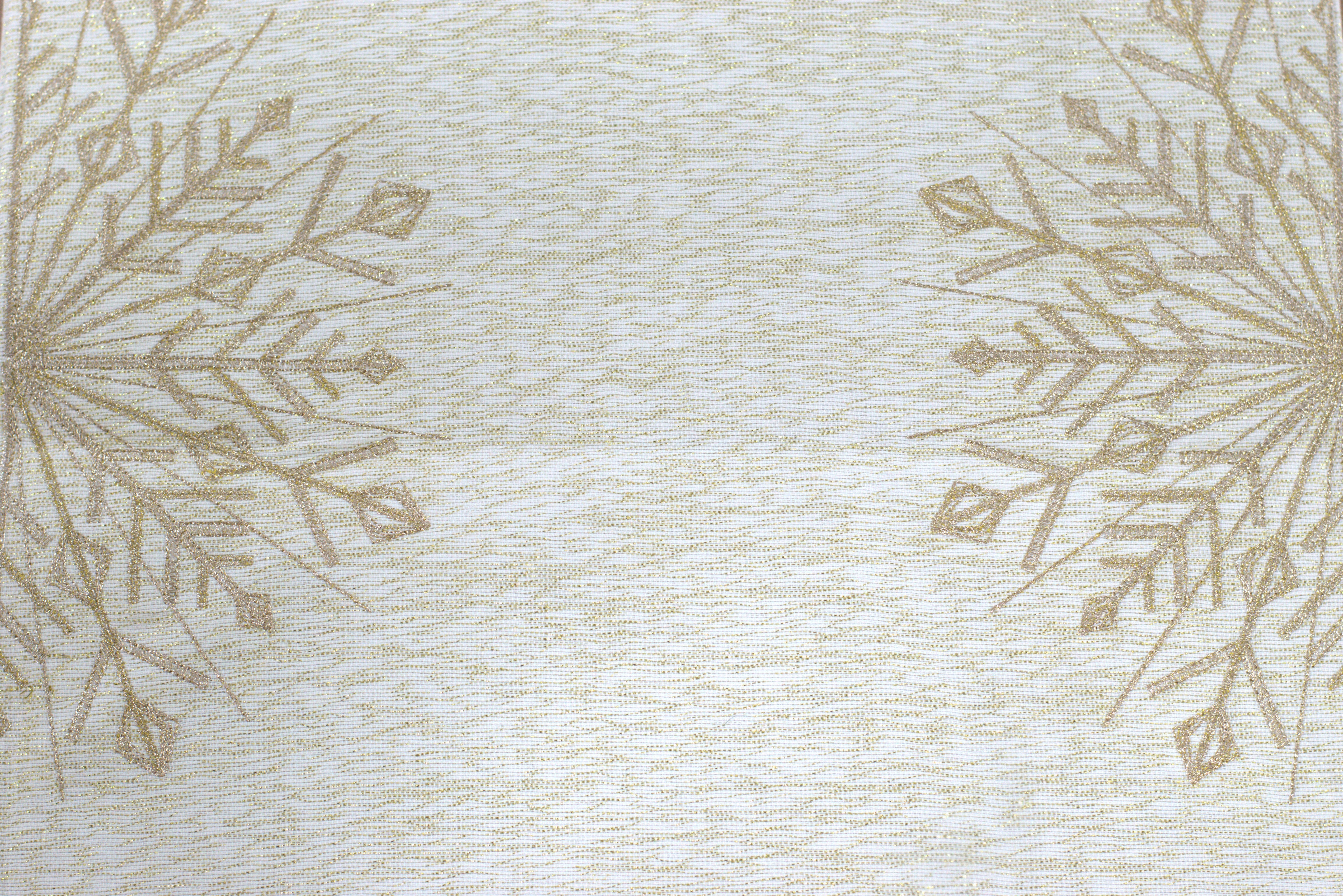 Gold Snowflake Table Runner - 180 x 35 cm