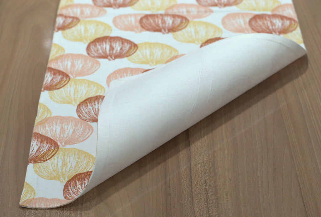 Warm Leaf Print Table Runner – 175 x 35 cm
