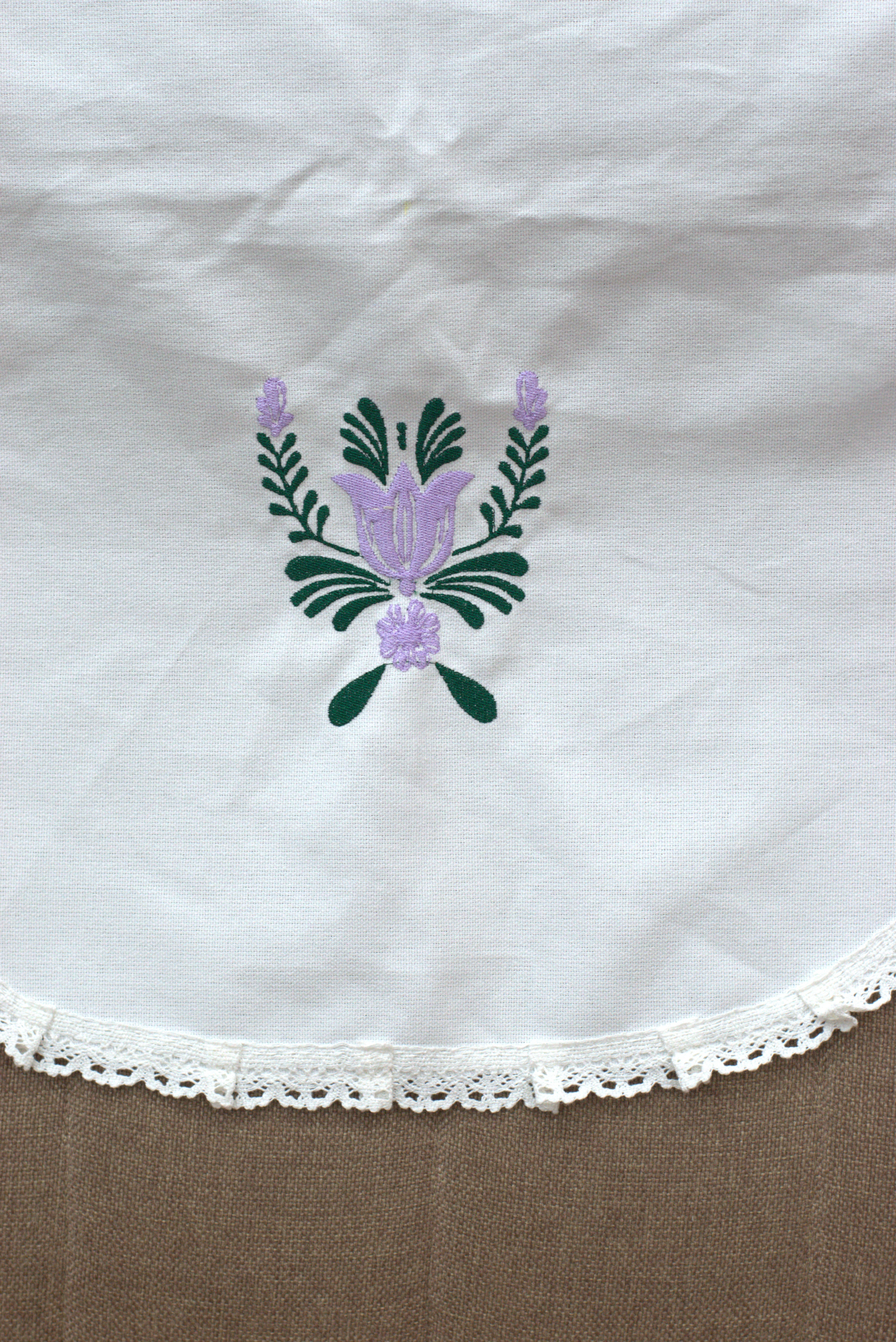 Embroidered Chair Back Cover Set