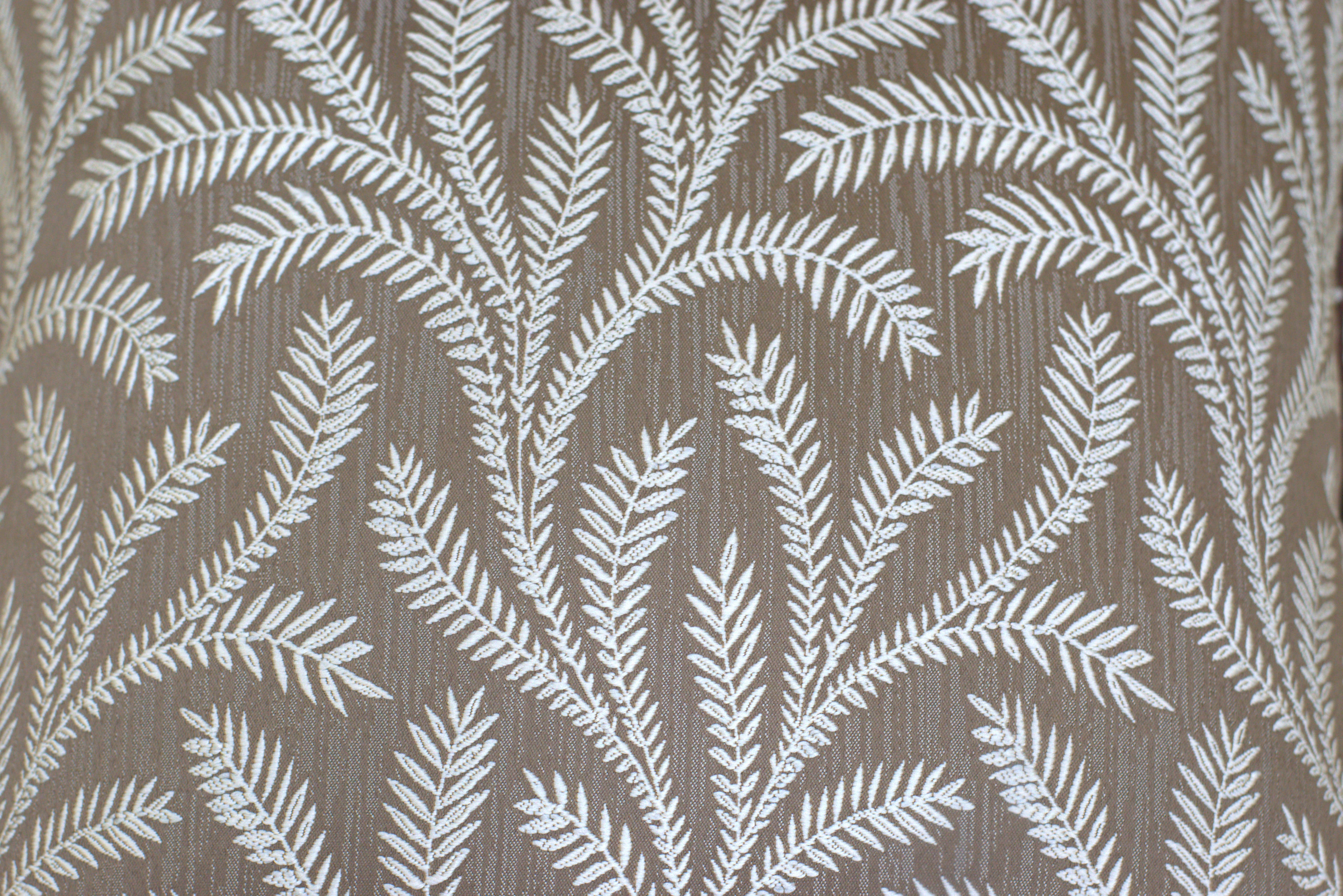 Set of 5 Decorative Cushion Covers 16x16 Inch – Brown and Beige Leaf Pattern Throw Pillow Covers