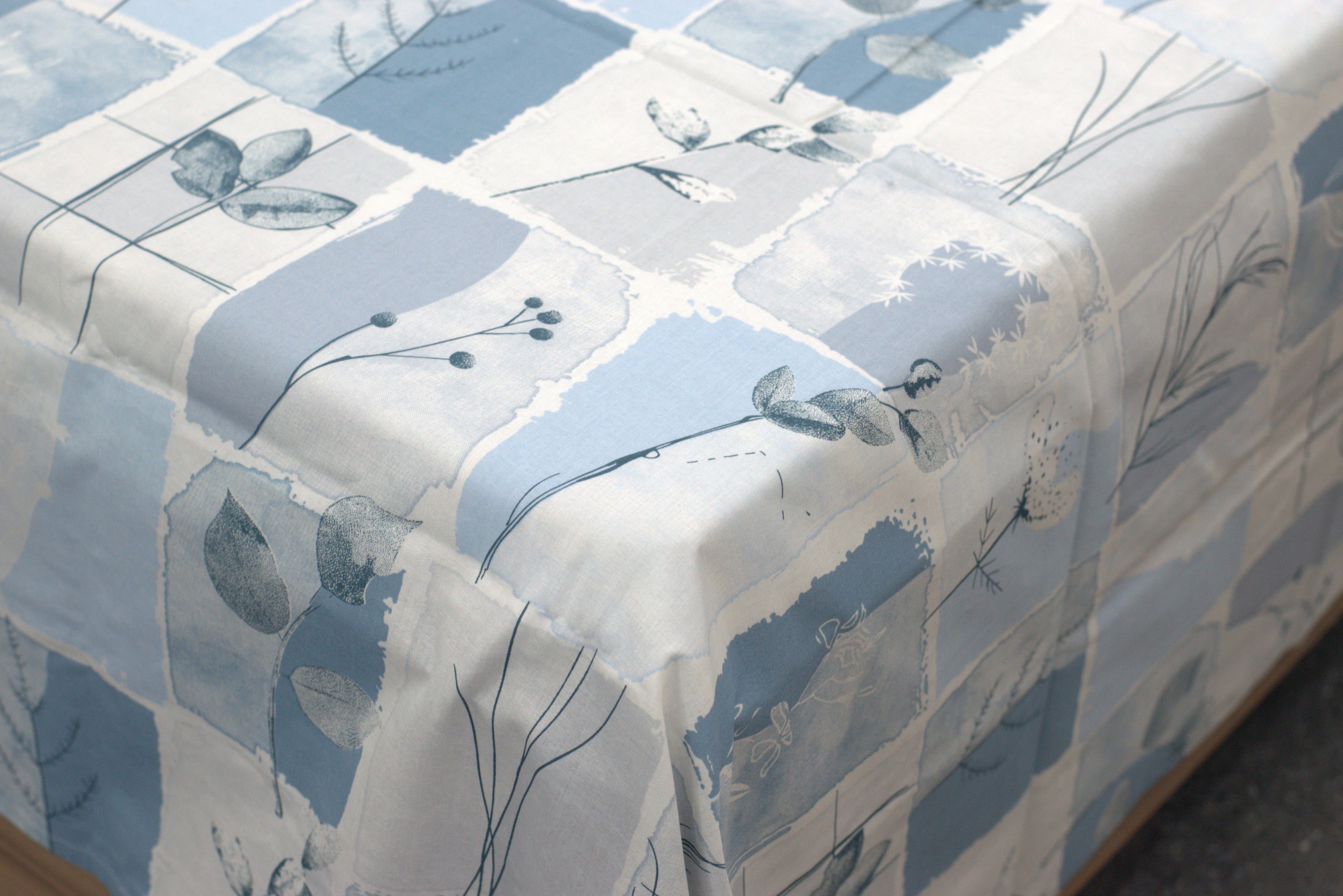 Botanical Serenity Queen Cotton Bed Sheet Set | Nushio