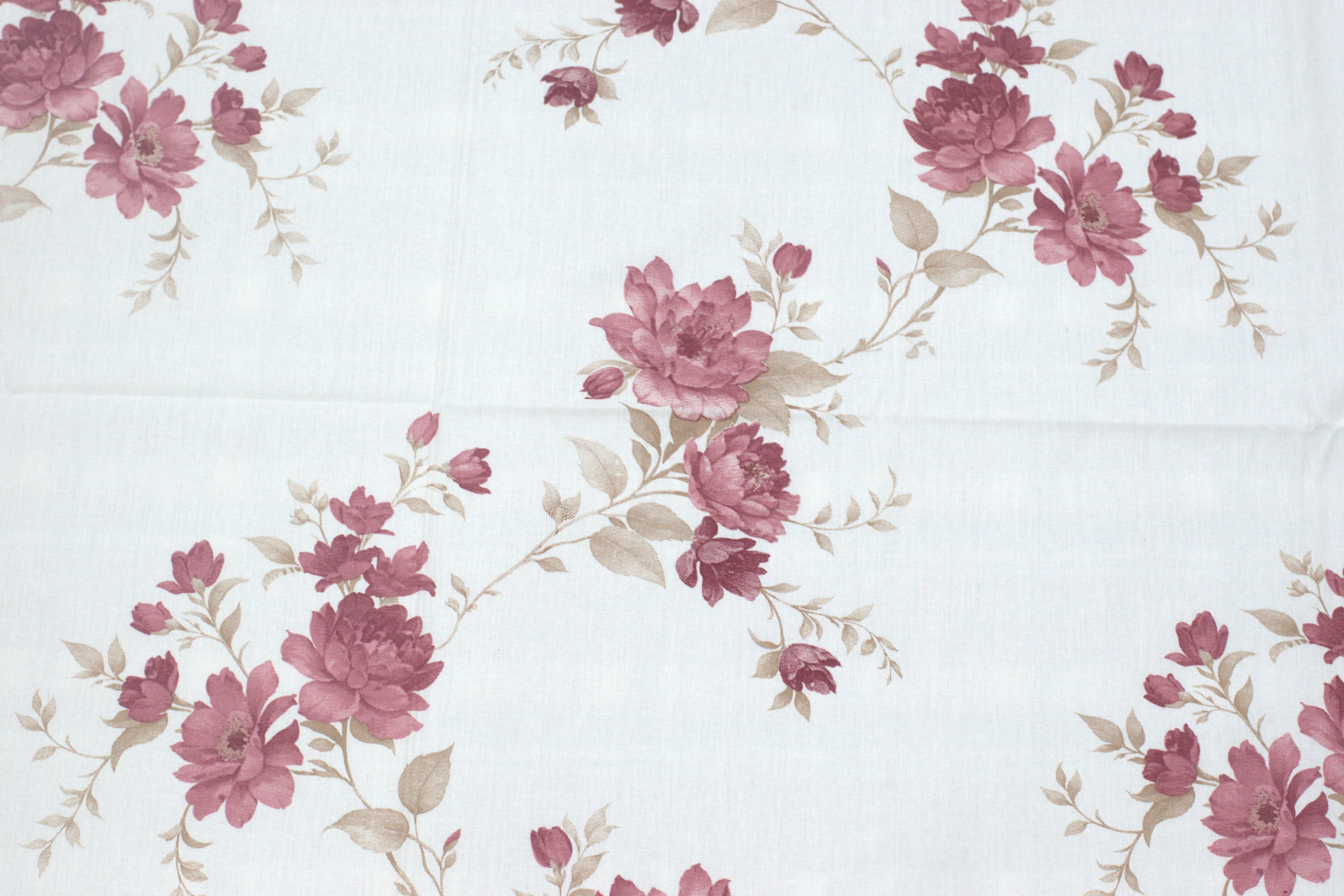 Floral Queen Size Bed Sheet Set - View 3 - Floral - Nushio