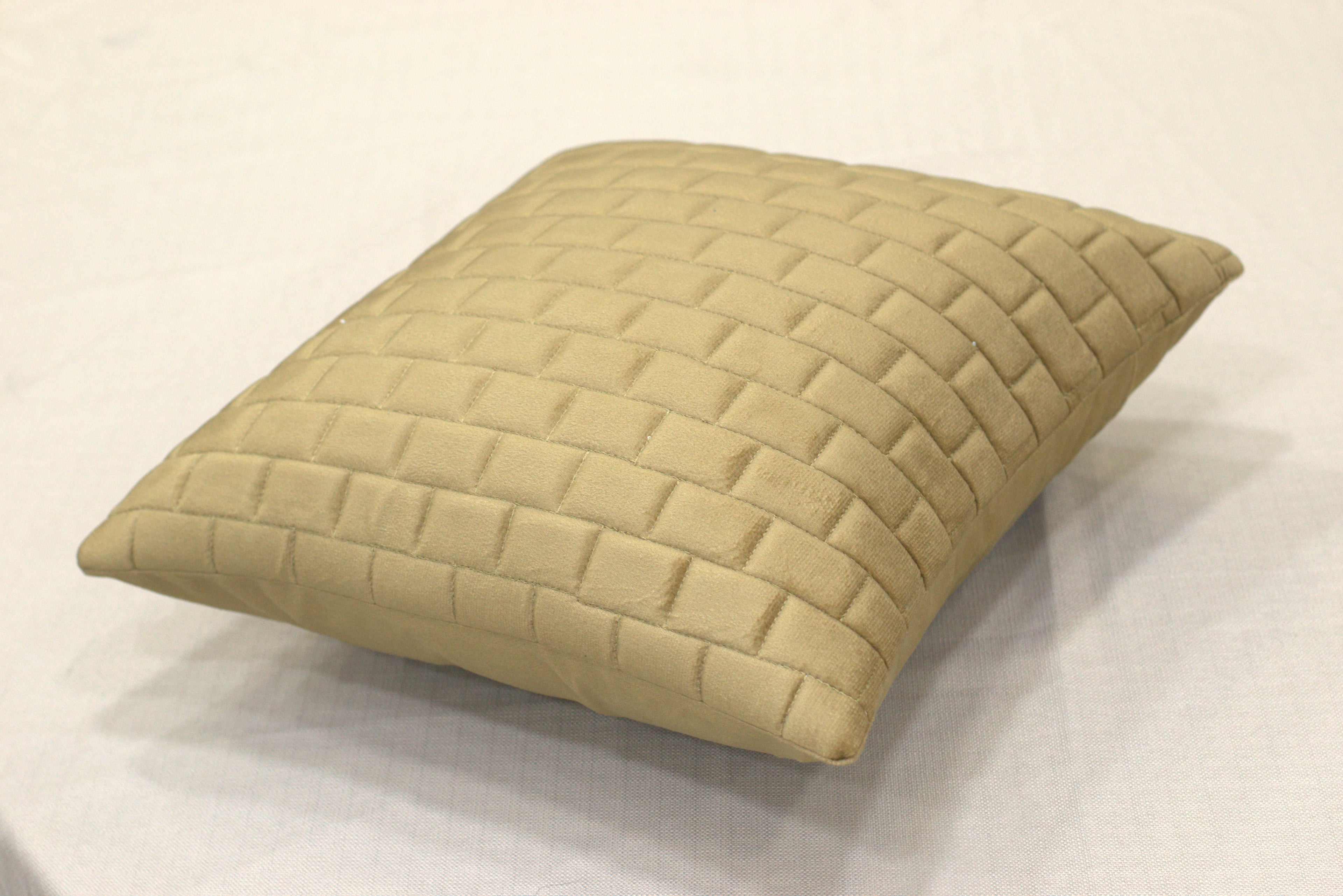 Beige Textured Cushion Covers – Set of 5 | 16x16 Inches | Nushio