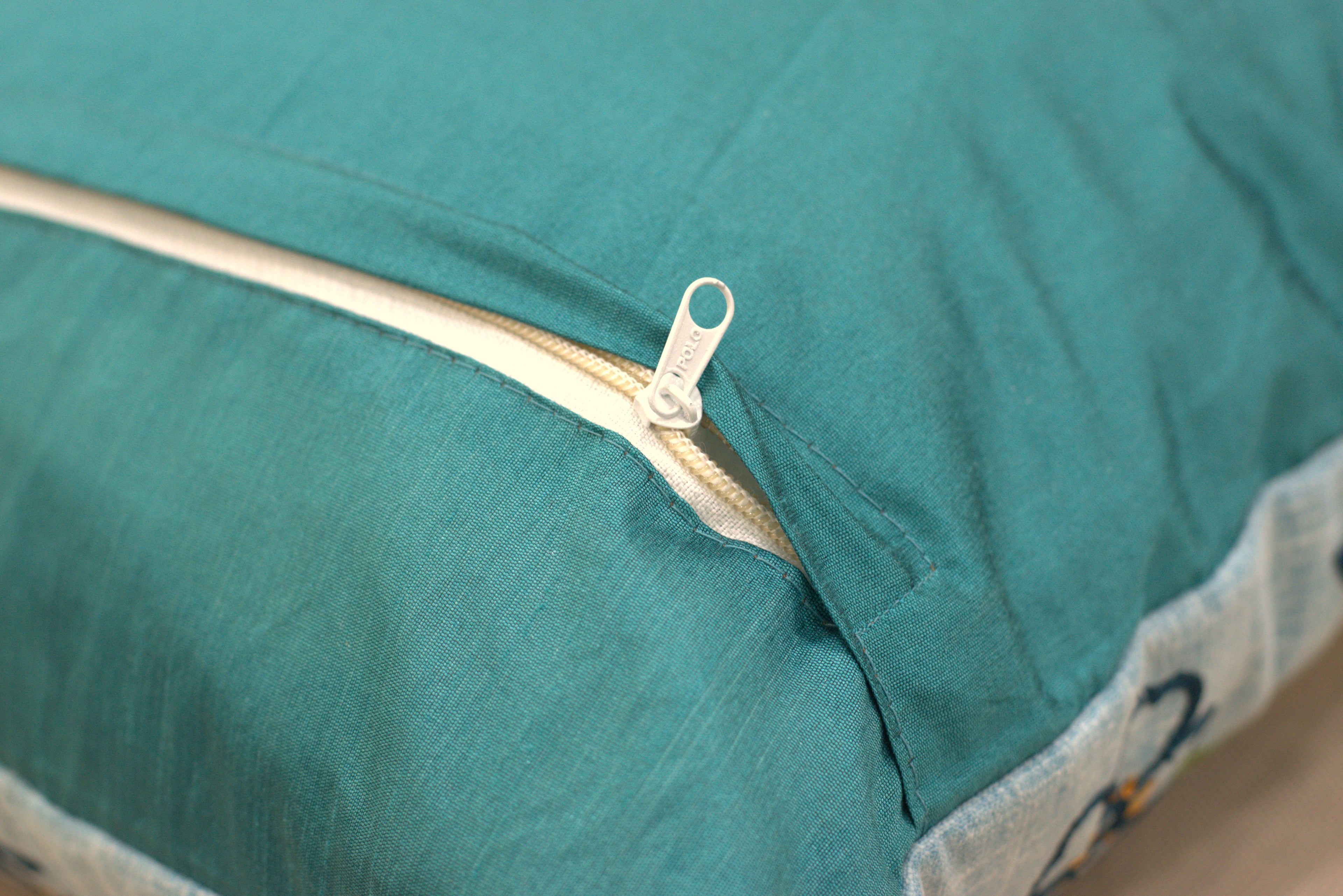 Sky Blue Floral Printed Cushion Cover Set of 5 | 16x16 Inch Decorative Pillow Covers