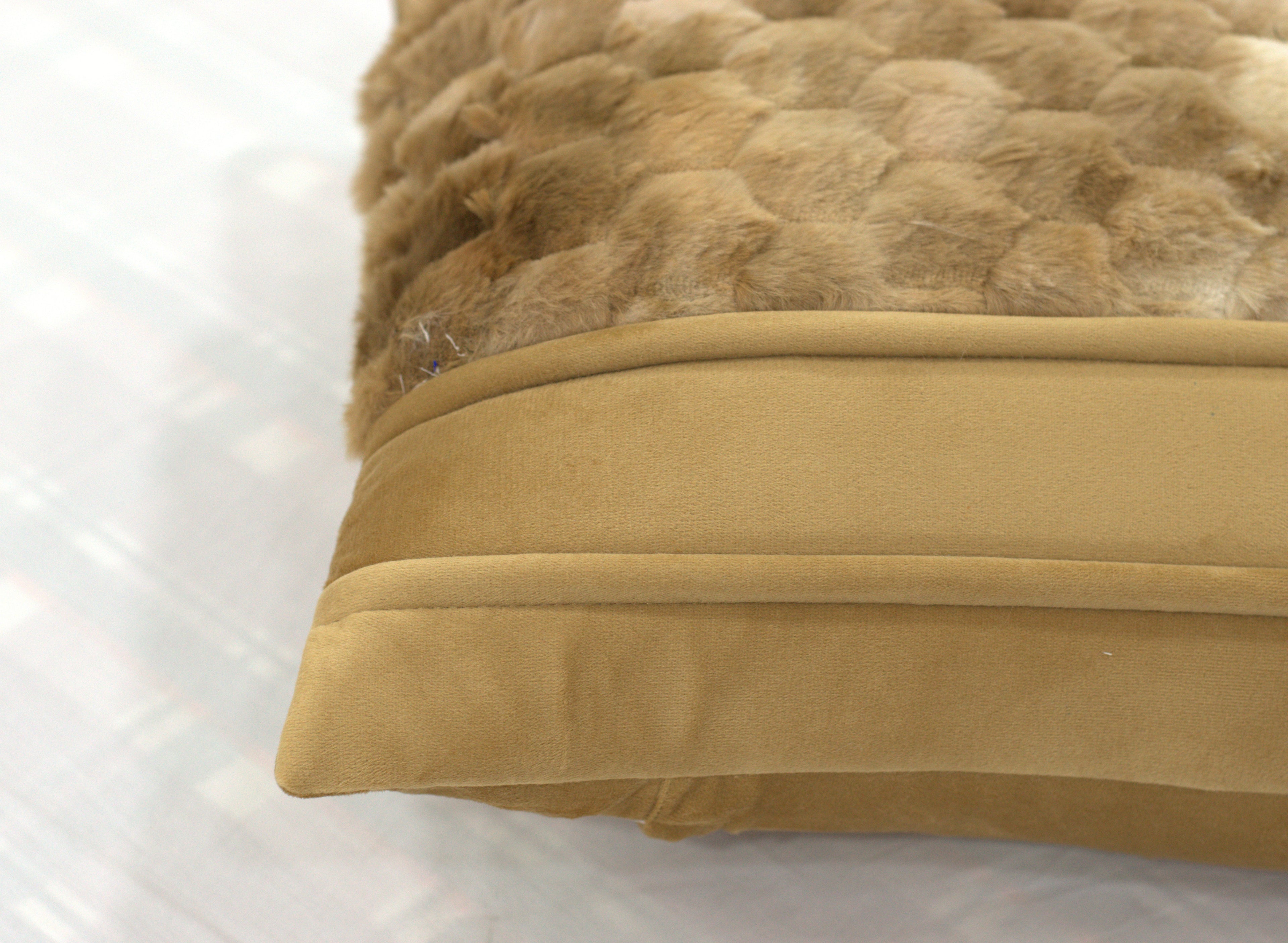 Set of 5 Plush Textured Cushion Covers – 16x16 Inches | Soft Faux Fur Decorative Pillow Covers