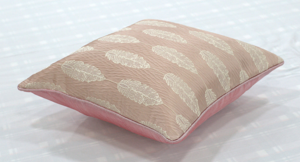 16x16 Inch Feather Design Cushion Covers Set of 5 - View 3 - Nushio