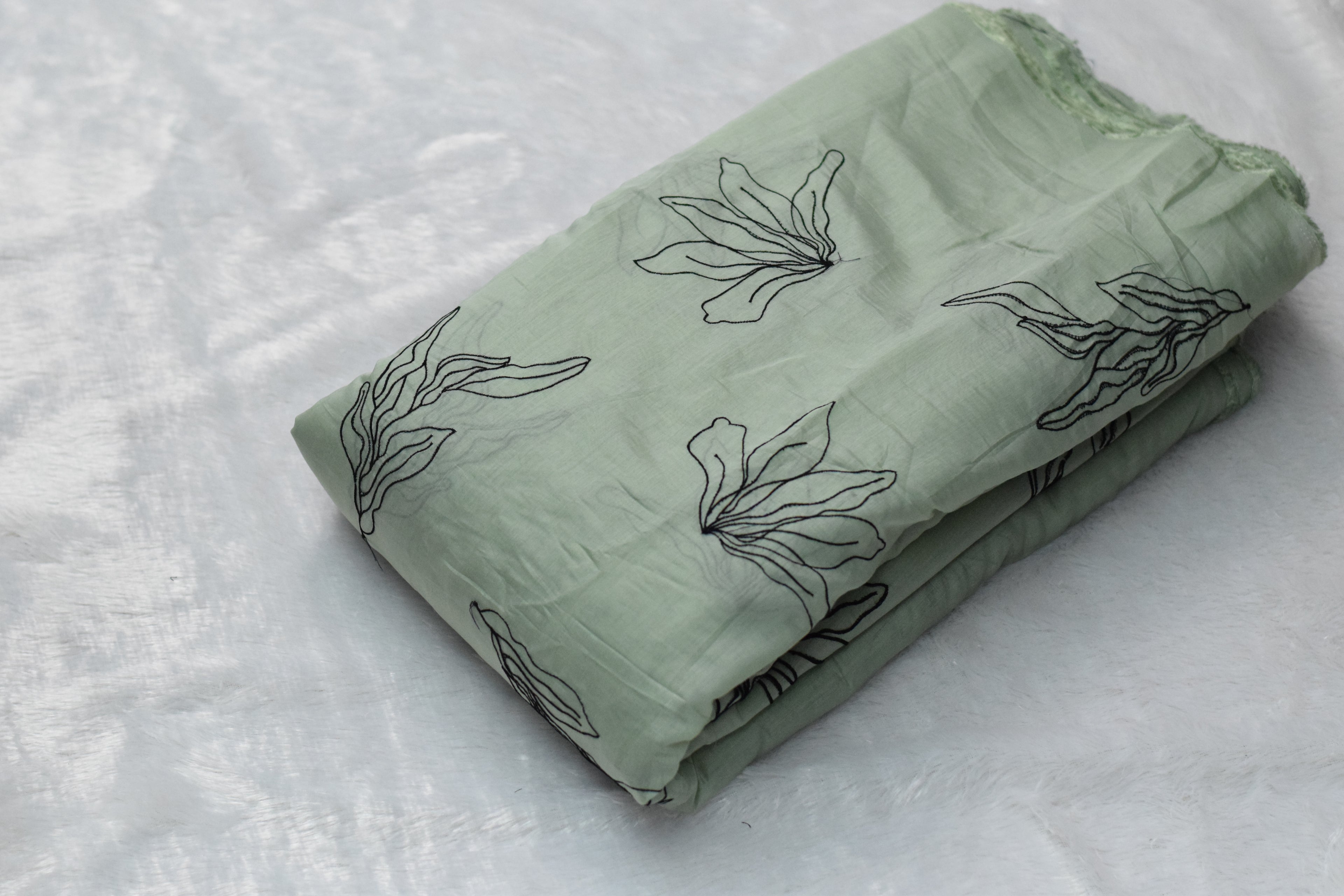 Premium Mul Chanderi Fabric – 44 Inch Width | Lightweight & Elegant Dress Material