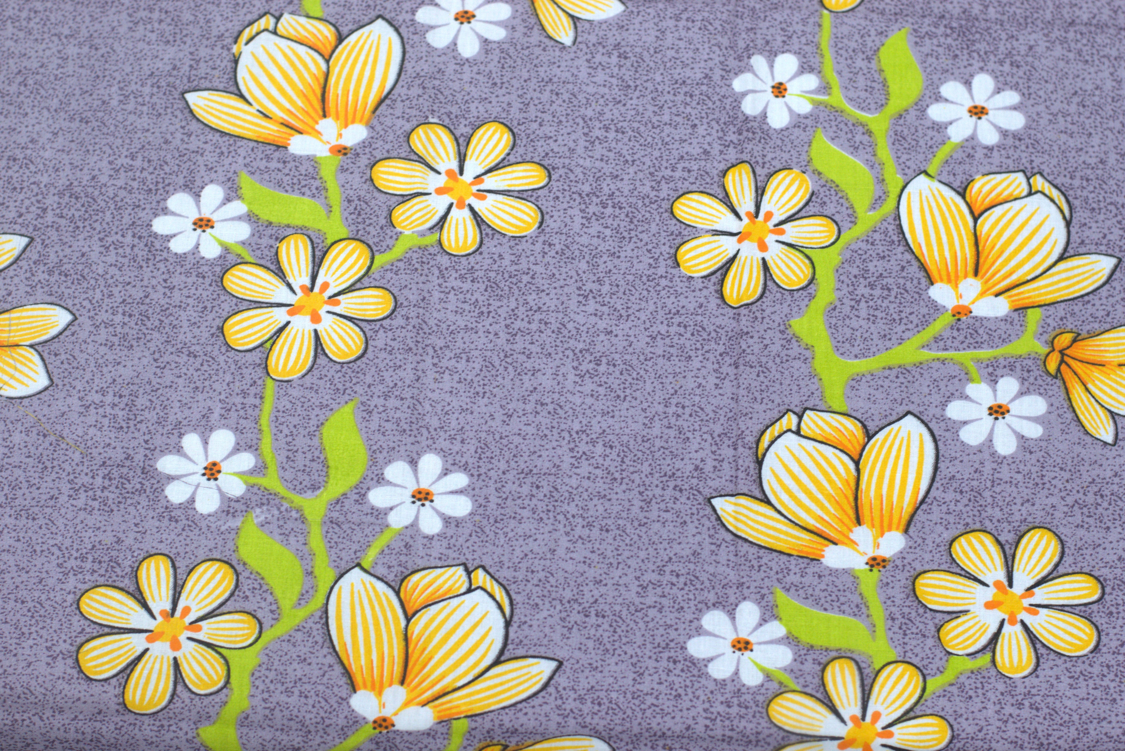 Floral Queen Size Bedsheet with Pillow Covers