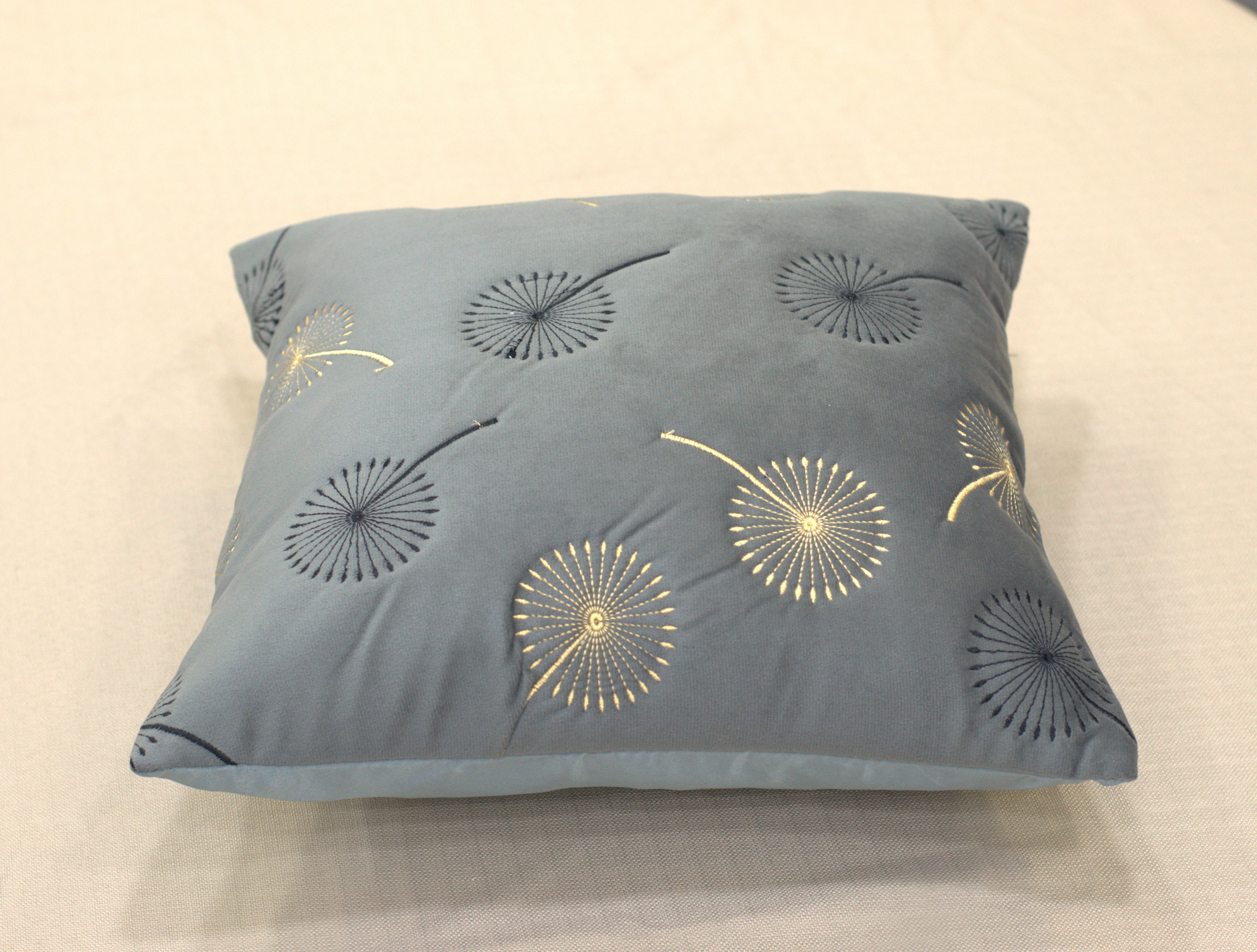Set of 5 Elegant 16x16 Inch Cushion Covers with Modern Dandelion Print – Soft &Stylish Home Décor