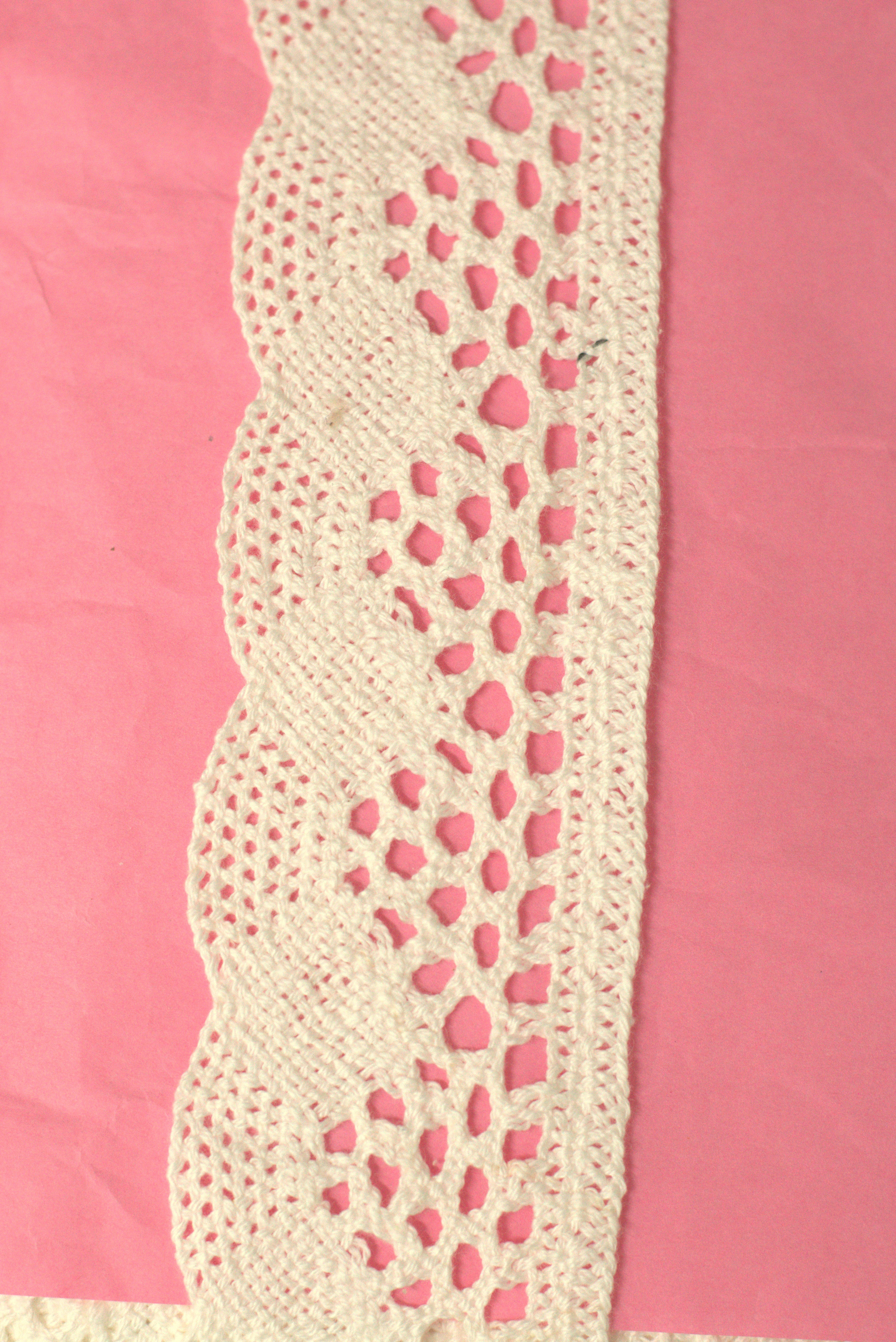 White/Beige Lace Trim - 5 cm Width - 10M / 20M Roll