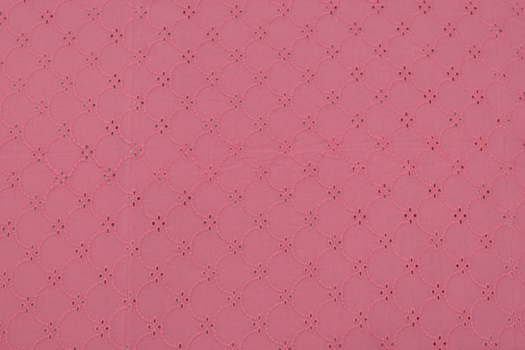 Elegant Pink & Beige Lace Border King Size Bedspread (2.80 x 2.50 m) | Nushio