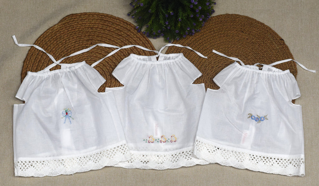 Kids Kerala Kettuduppu Blouse – Hand Embroidery 3 Colour Work | Traditional Cotton Baby Top