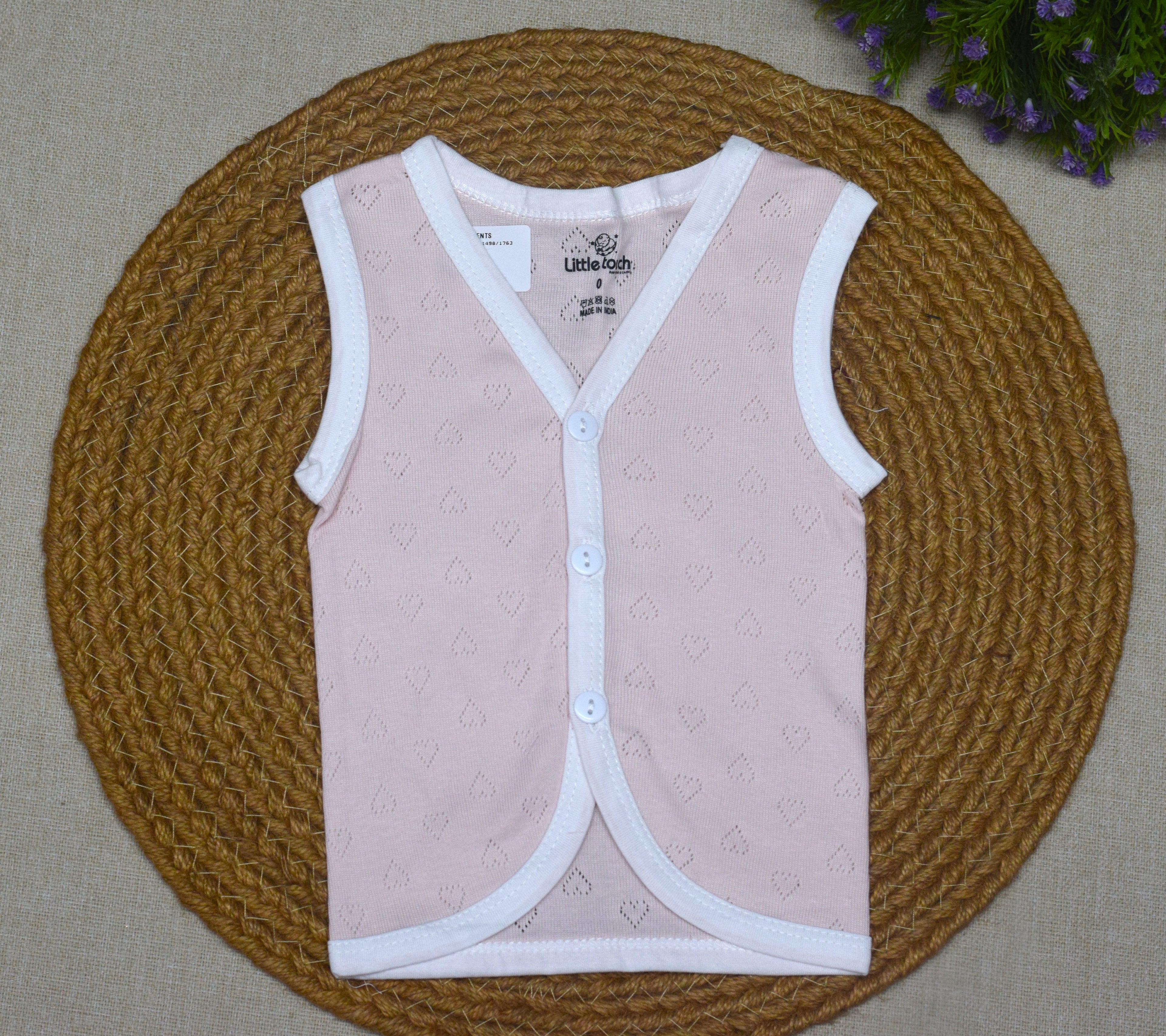 Premium Baby Kettuduppu Vest Set – Soft Cotton Sleeveless (Pack of 5 Colours)