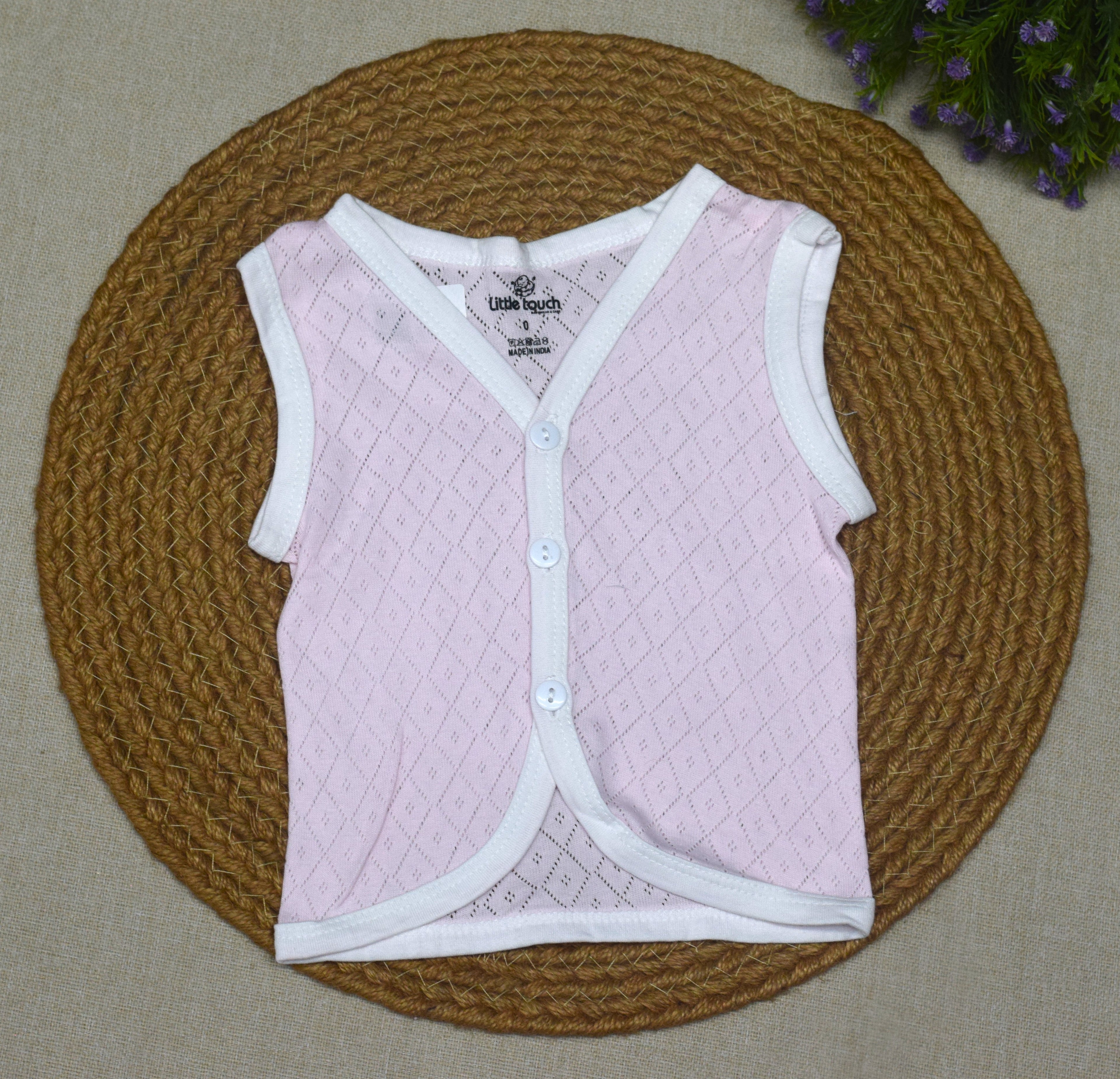 Premium Baby Kettuduppu Vest Set – Soft Cotton Sleeveless (Pack of 5 Colours)