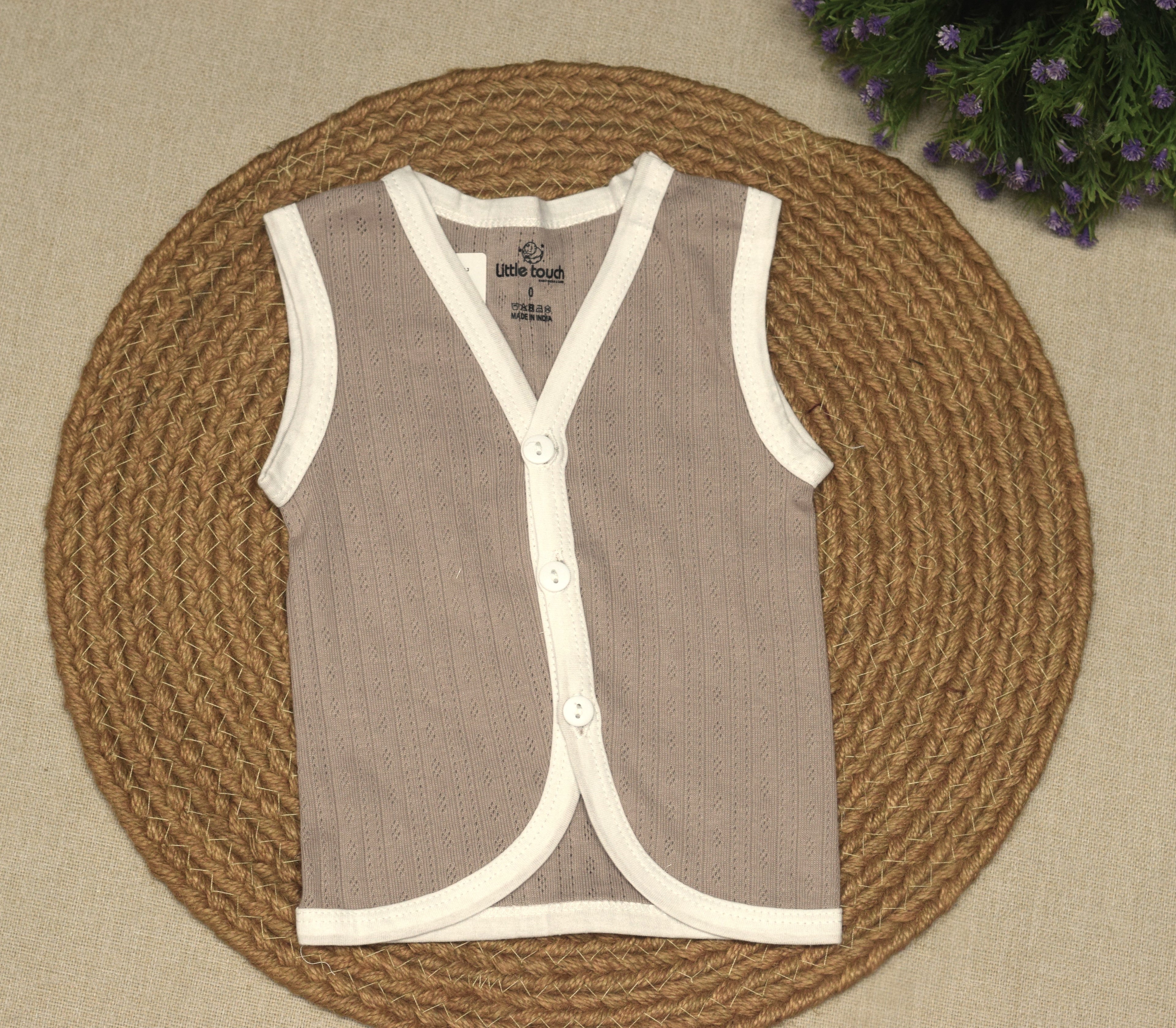 Premium Baby Kettuduppu Vest Set – Soft Cotton Sleeveless (Pack of 5 Colours)