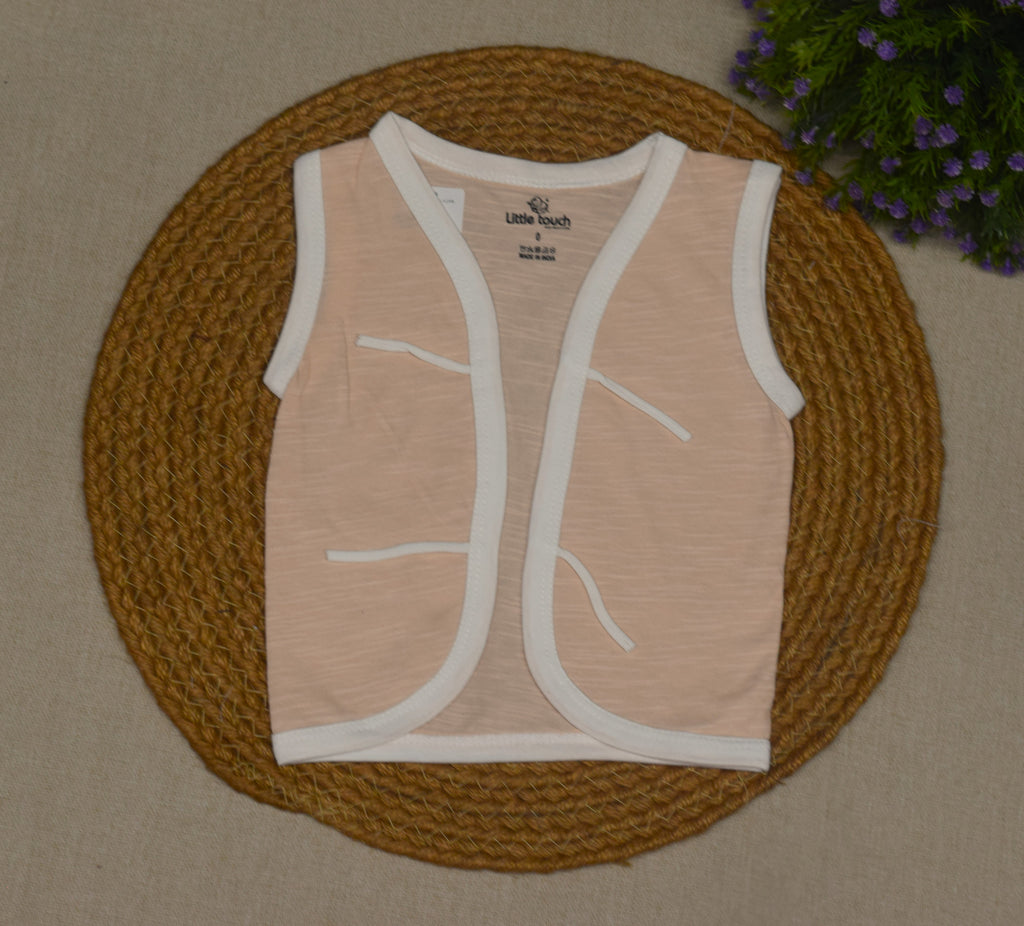 Baby Kettuduppu Sleeveless Vest – Soft Cotton Tie-Up Innerwear (Set of 5 Colours)
