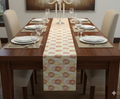 Warm Leaf Print Table Runner – 175 x 35 cm