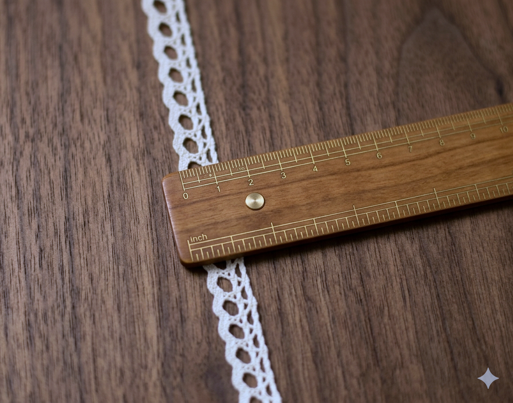 White/Beige Cotton Lace Trim - 1 cm Width - 10M / 20M Roll