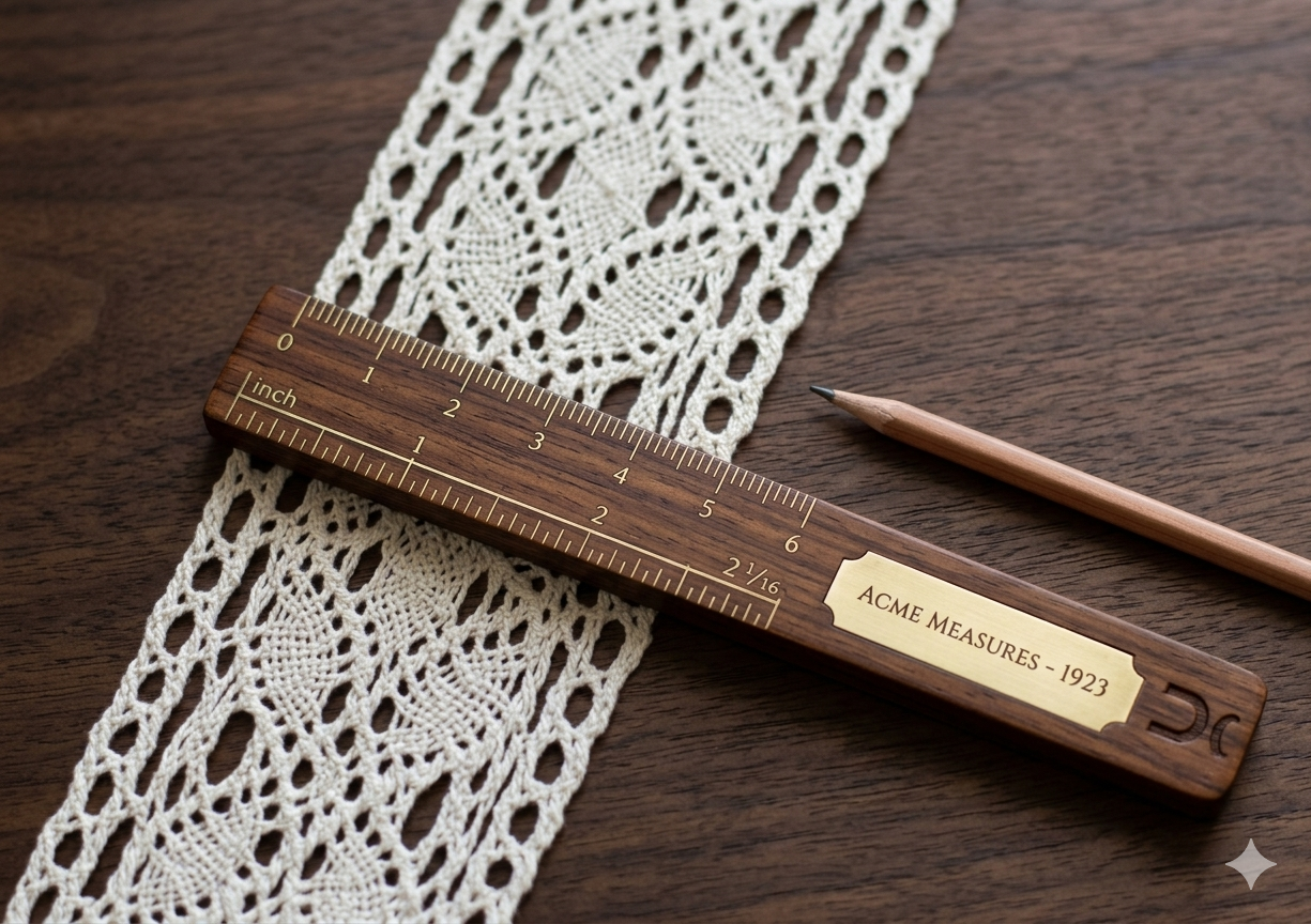 White/Beige Floral Lace Trim - 5 cm Width