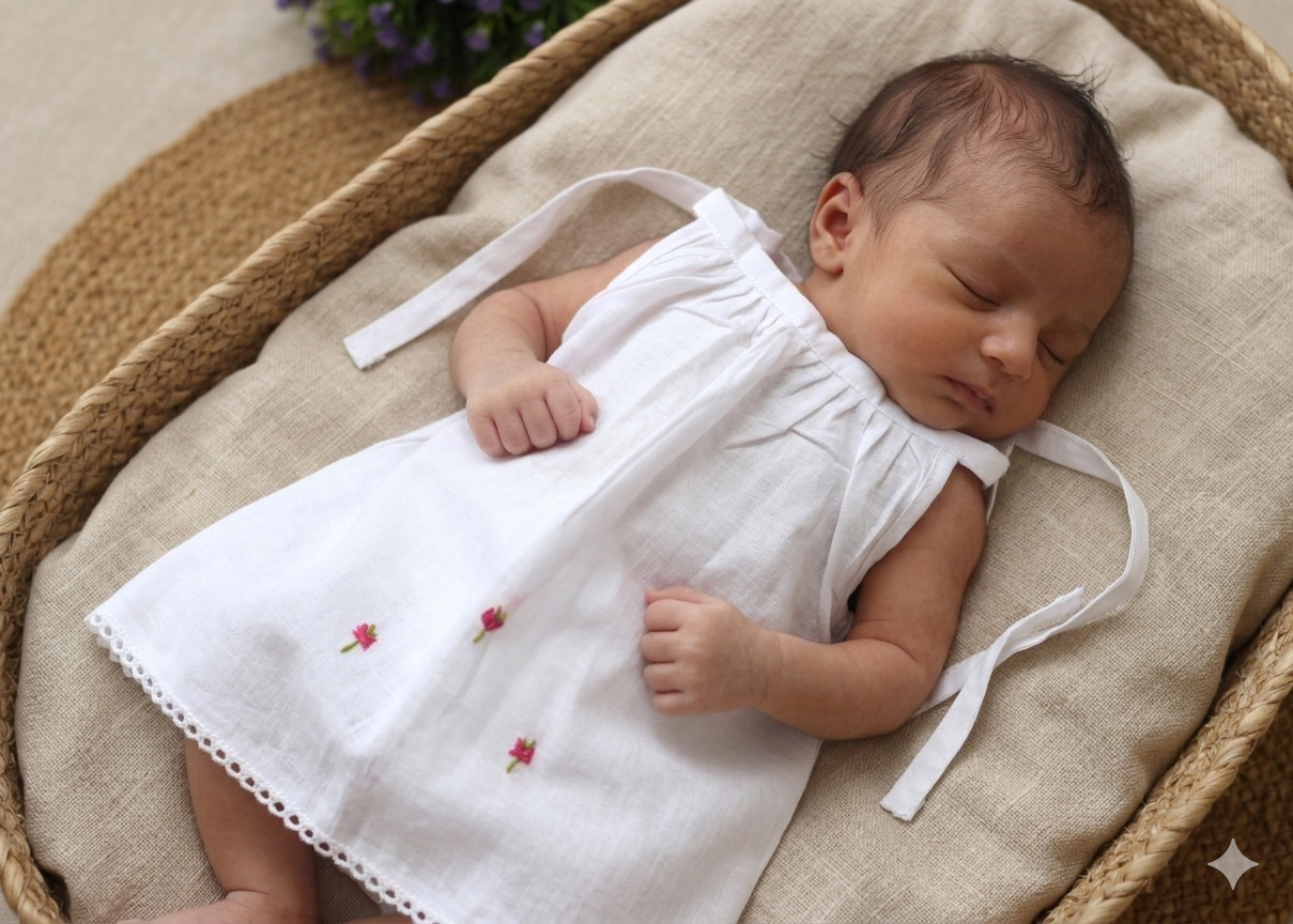 Traditional Kerala Kettuduppu (3 Color Set) – White Cotton Wrap with Floral Embroidery