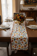 Autumn Leaf Printed Table Runner - 90 x 30 cm Dining Runner - Main Product Image - Printed - Nushio