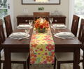 Sunshine Floral Table Runner – Yellow Tropical Print | 180 x 35 cm