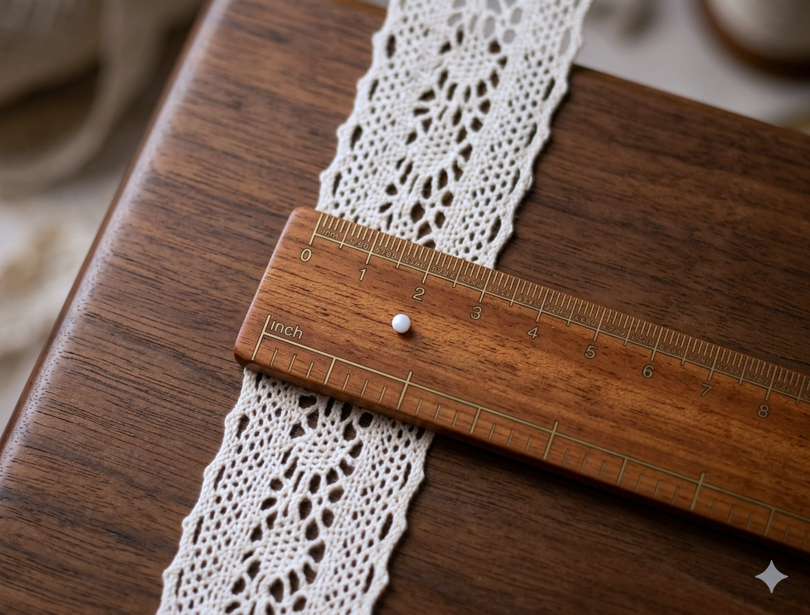 White / Beige Floral Lace Trim - 3cm Width - 10M / 20M Roll