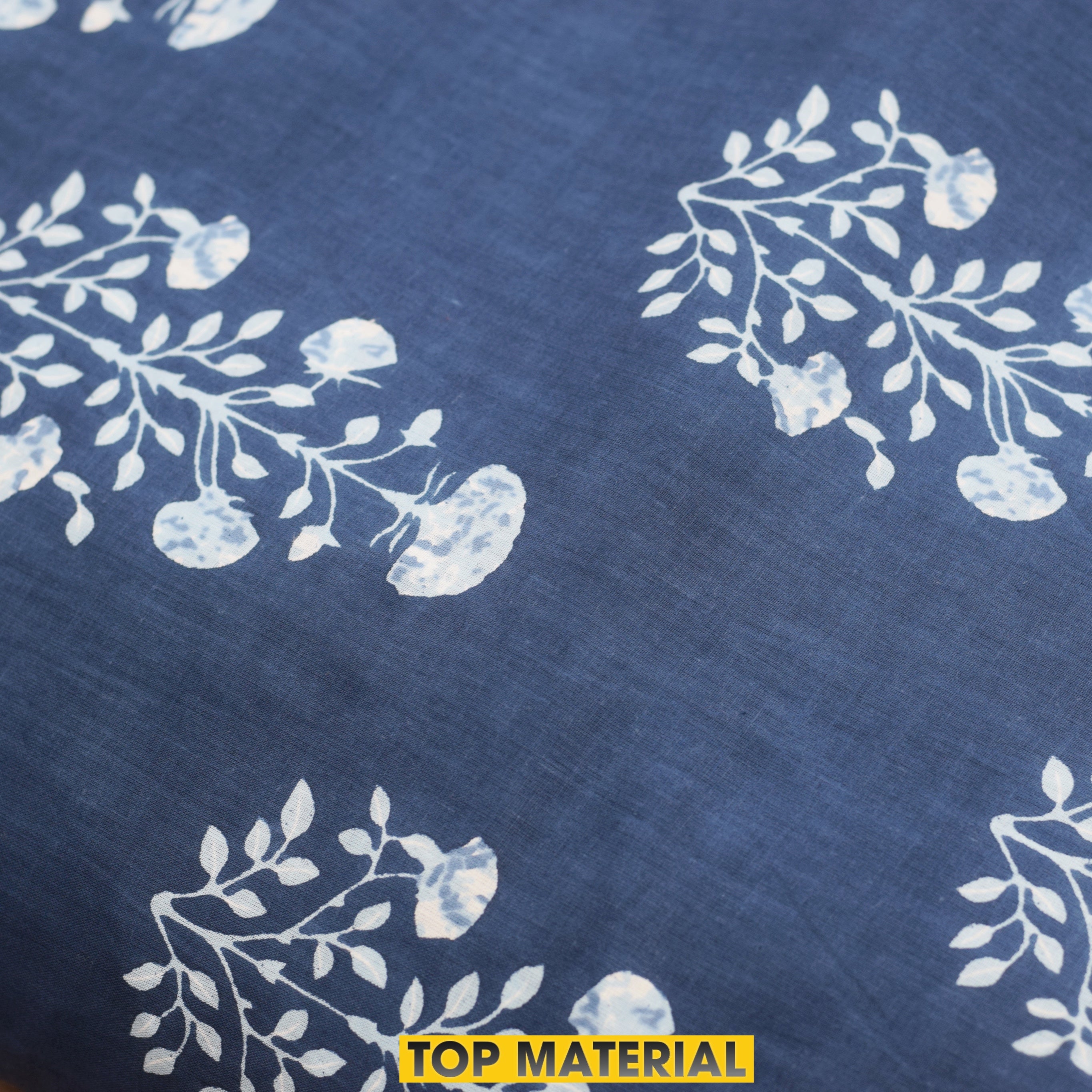 Cotton Churidar Material Set with Dupatta - View 2 - Cotton - Nushio