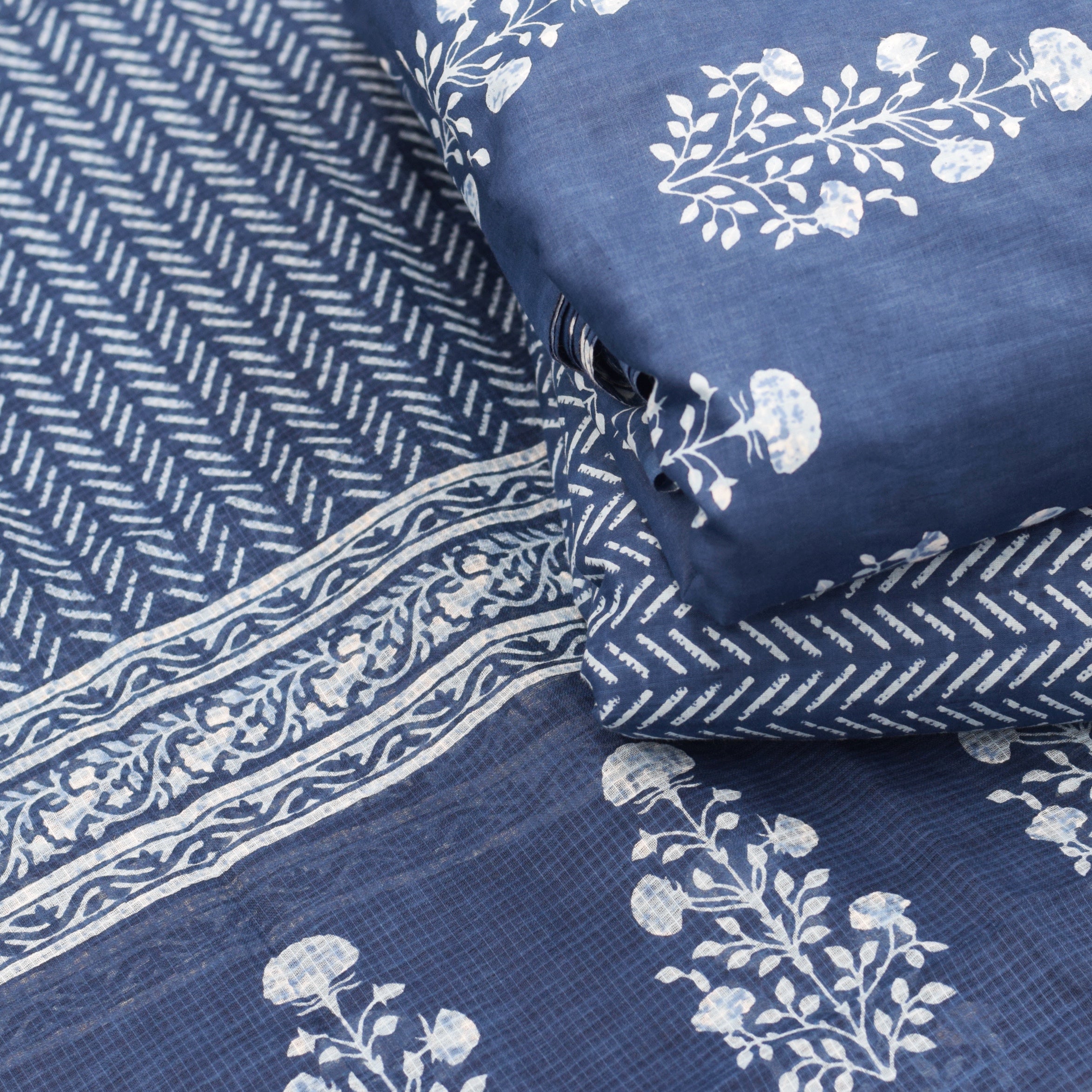 Cotton Churidar Material Set with Dupatta | Nushio