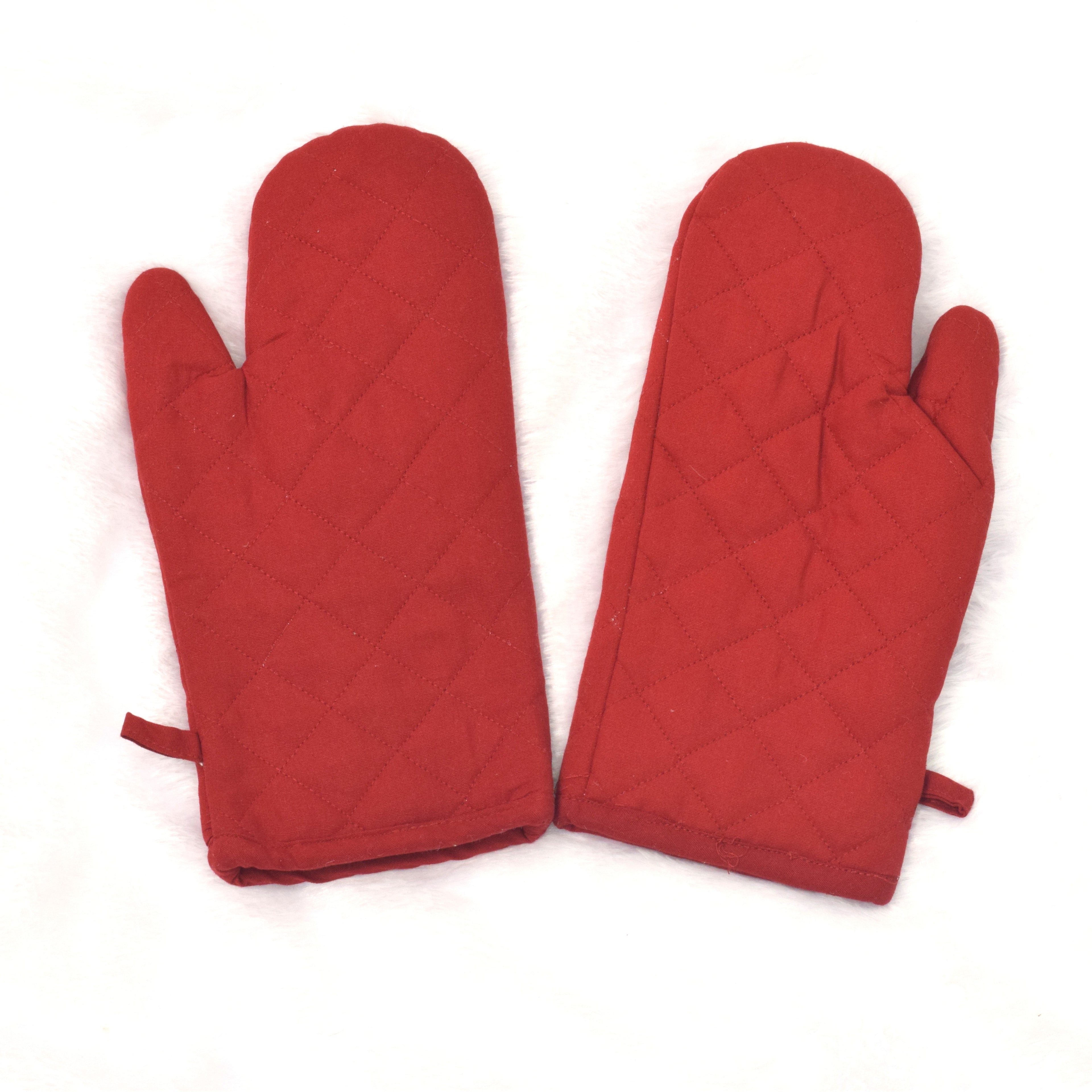 Premium Heat Resistant Quilted Oven Gloves – Set of 2 - View 2 - Nushio