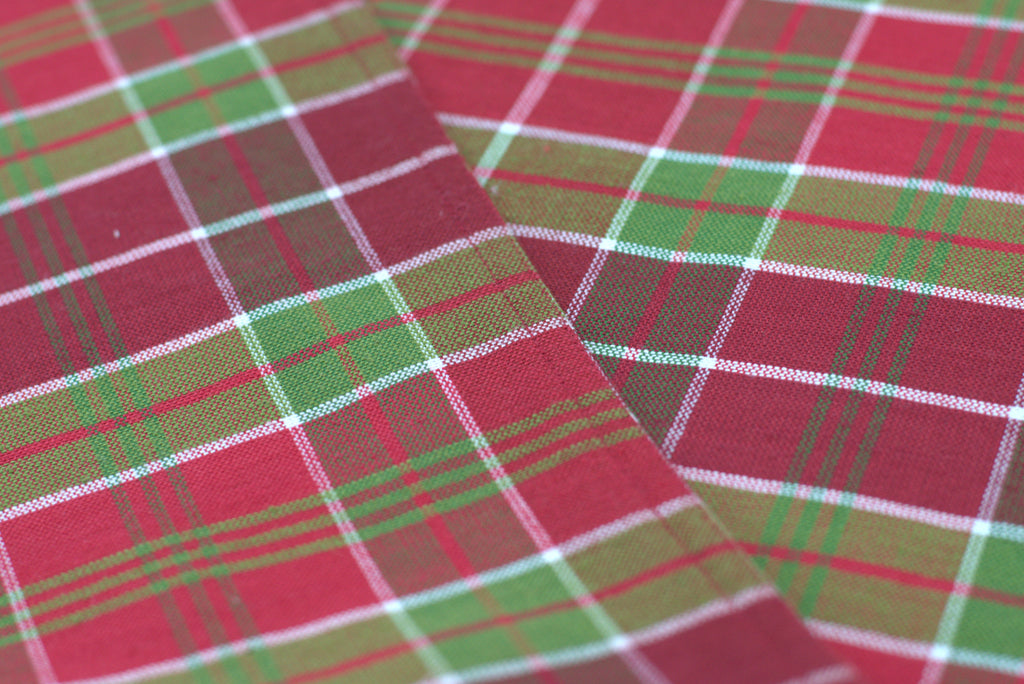 Red & Green Classic Plaid Table Runner – 185 x 35 cm